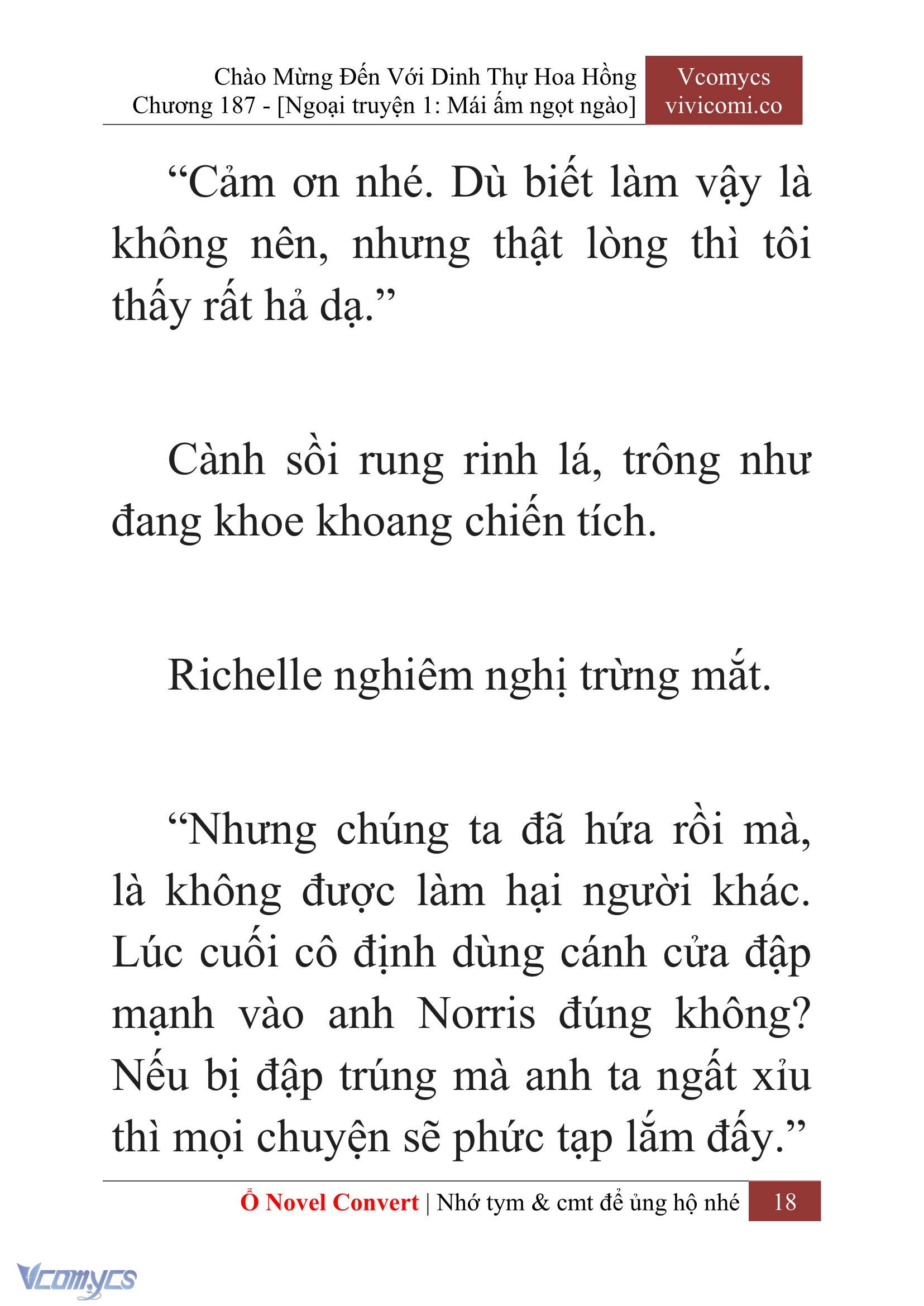 [Novel] Chào Mừng Đến Với Dinh Thự Hoa Hồng Chap 187 - Trang 2