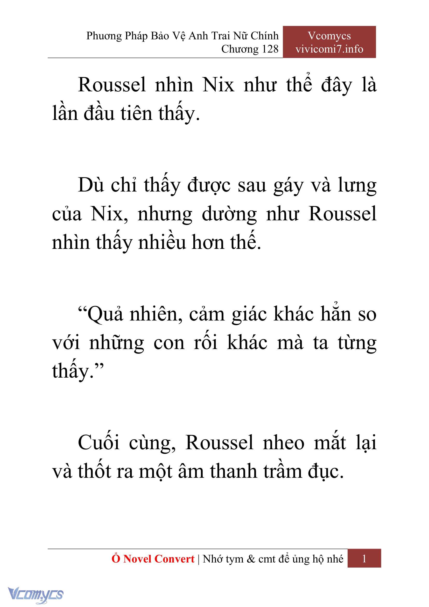 [Novel] Phương Pháp Bảo Vệ Anh Trai Nữ Chính Chap 128 - Trang 2