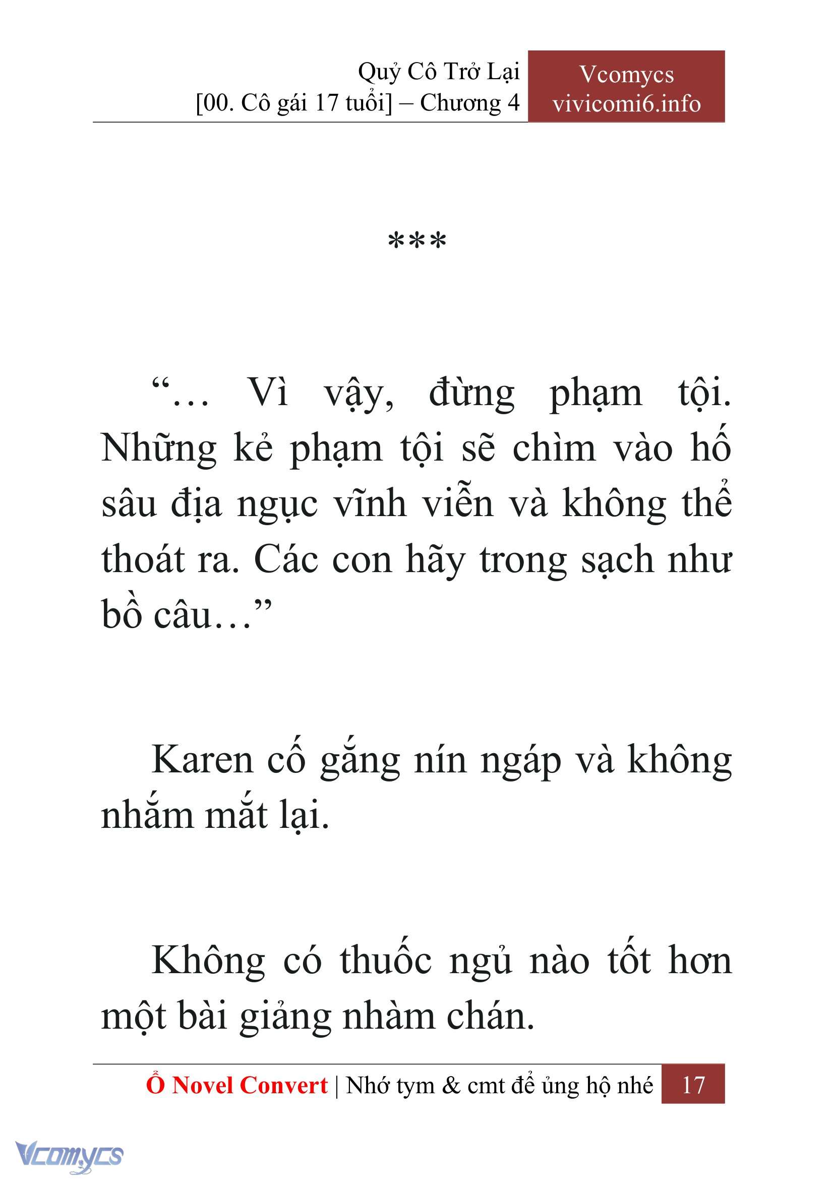 [Novel] Quý Cô Trở Lại Chap 4 - Trang 2