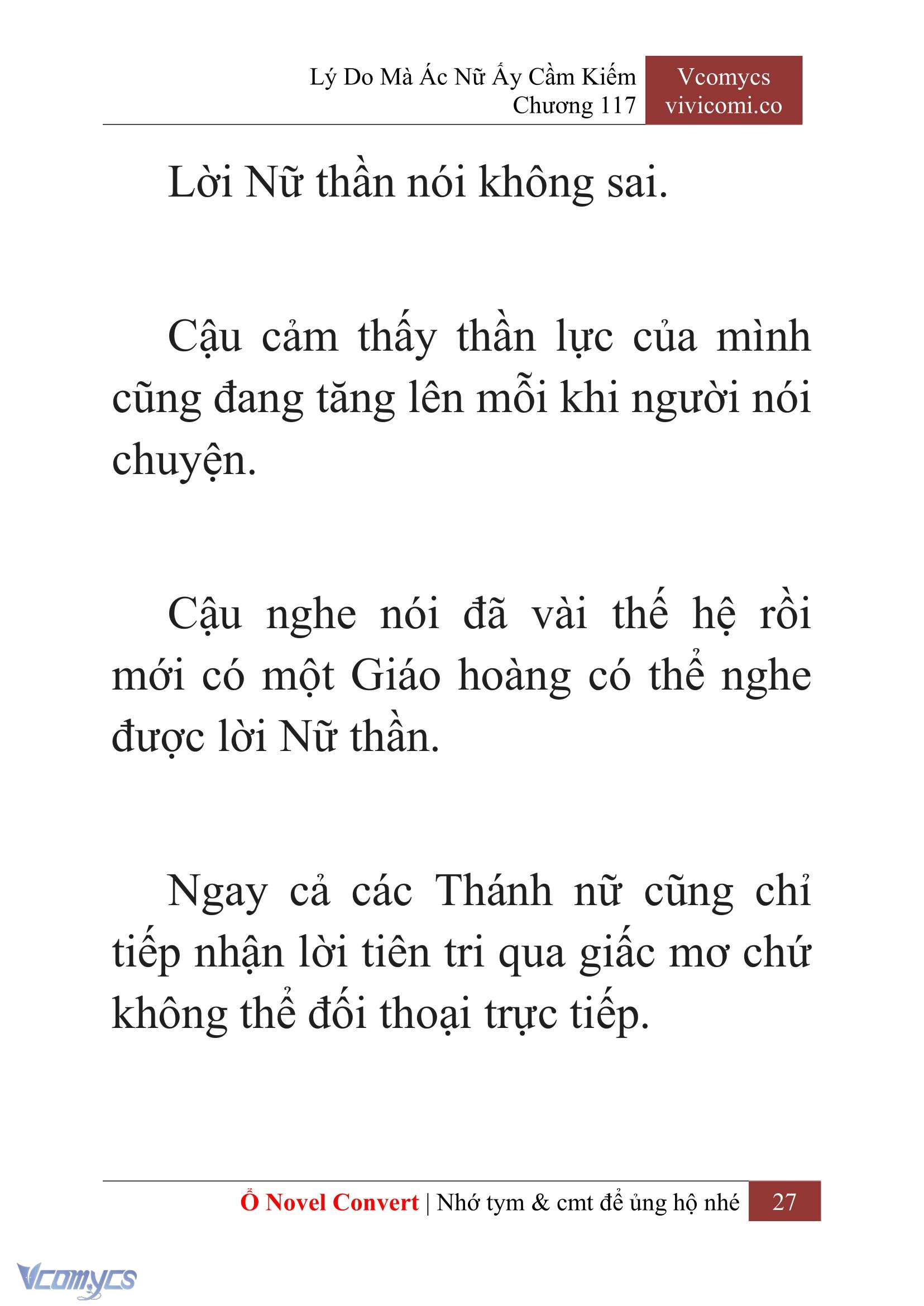 [Novel] Lý Do Mà Ác Nữ Ấy Cầm Kiếm Chap 117 - Trang 2