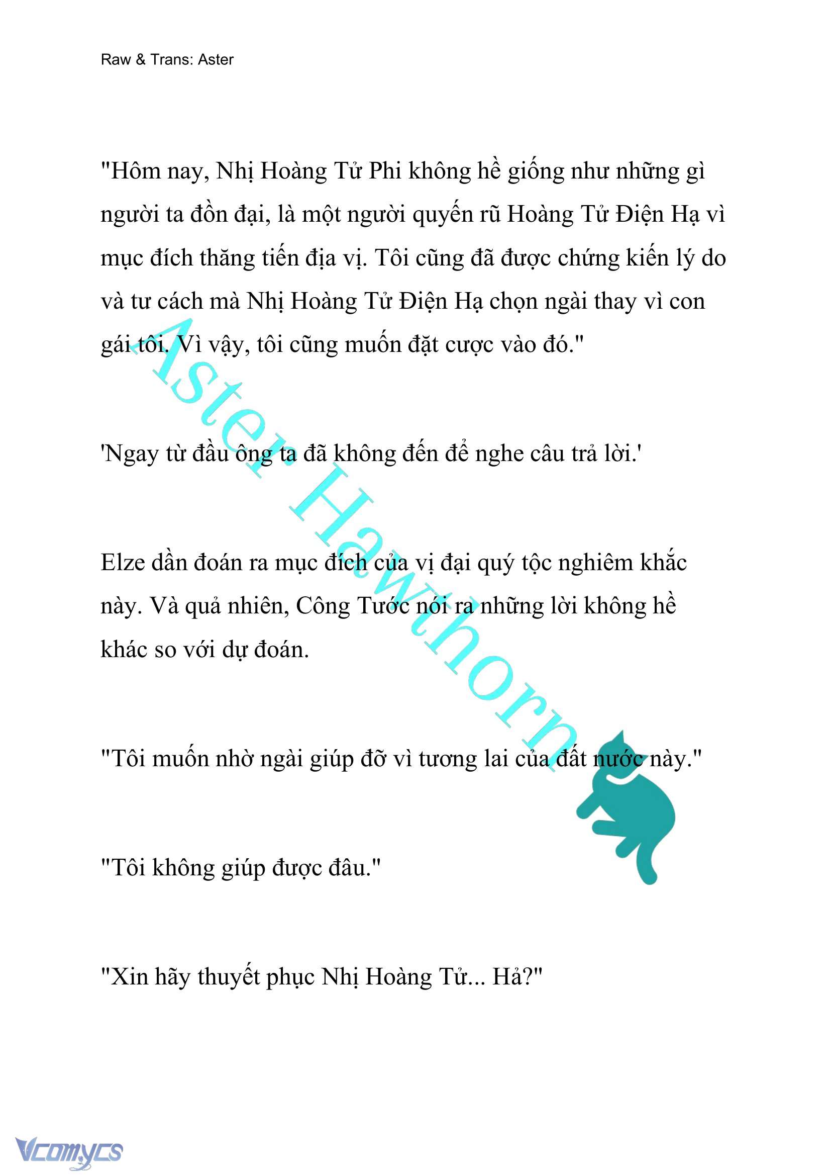[NOVEL] Anh Hùng Khao Khát Sự Sa Ngã Của Thánh Nữ Chap 84 - Trang 2