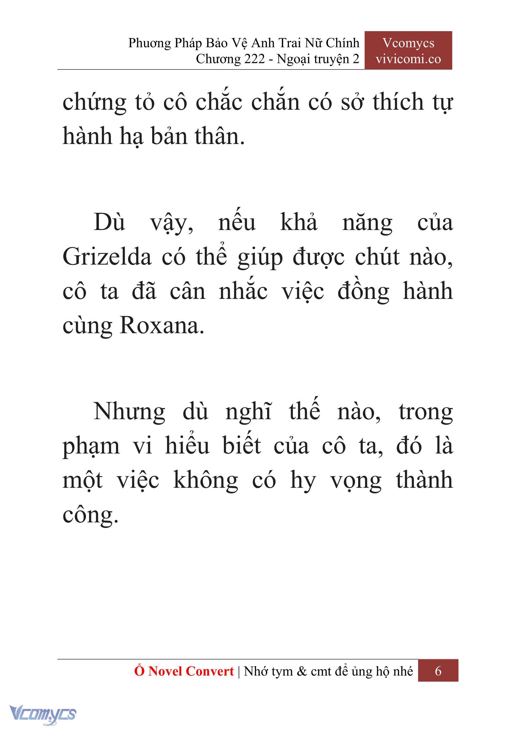 [Novel] Phương Pháp Bảo Vệ Anh Trai Nữ Chính Chap 222 - Trang 2