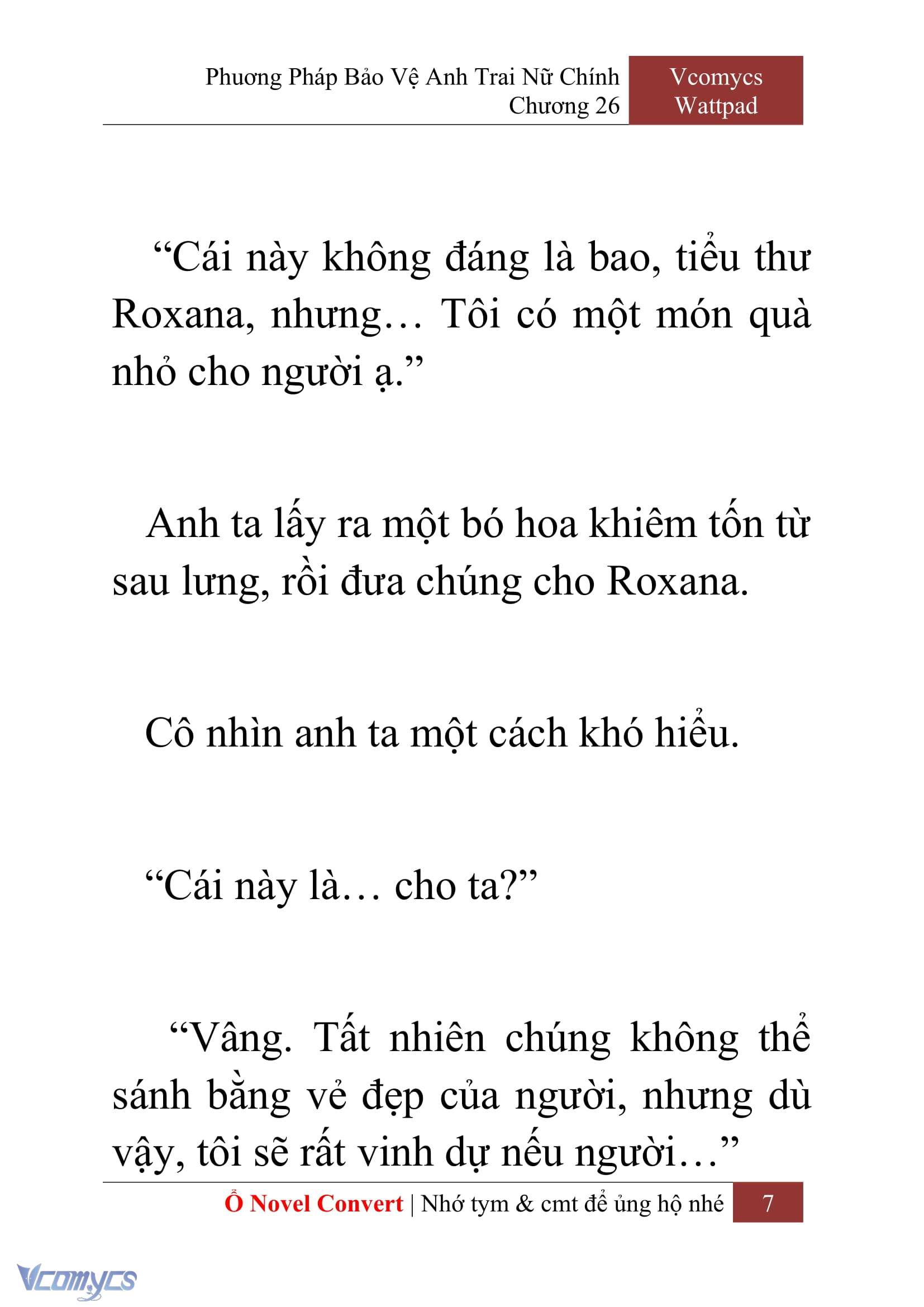 [Novel] Phương Pháp Bảo Vệ Anh Trai Nữ Chính Chap 26 - Trang 2