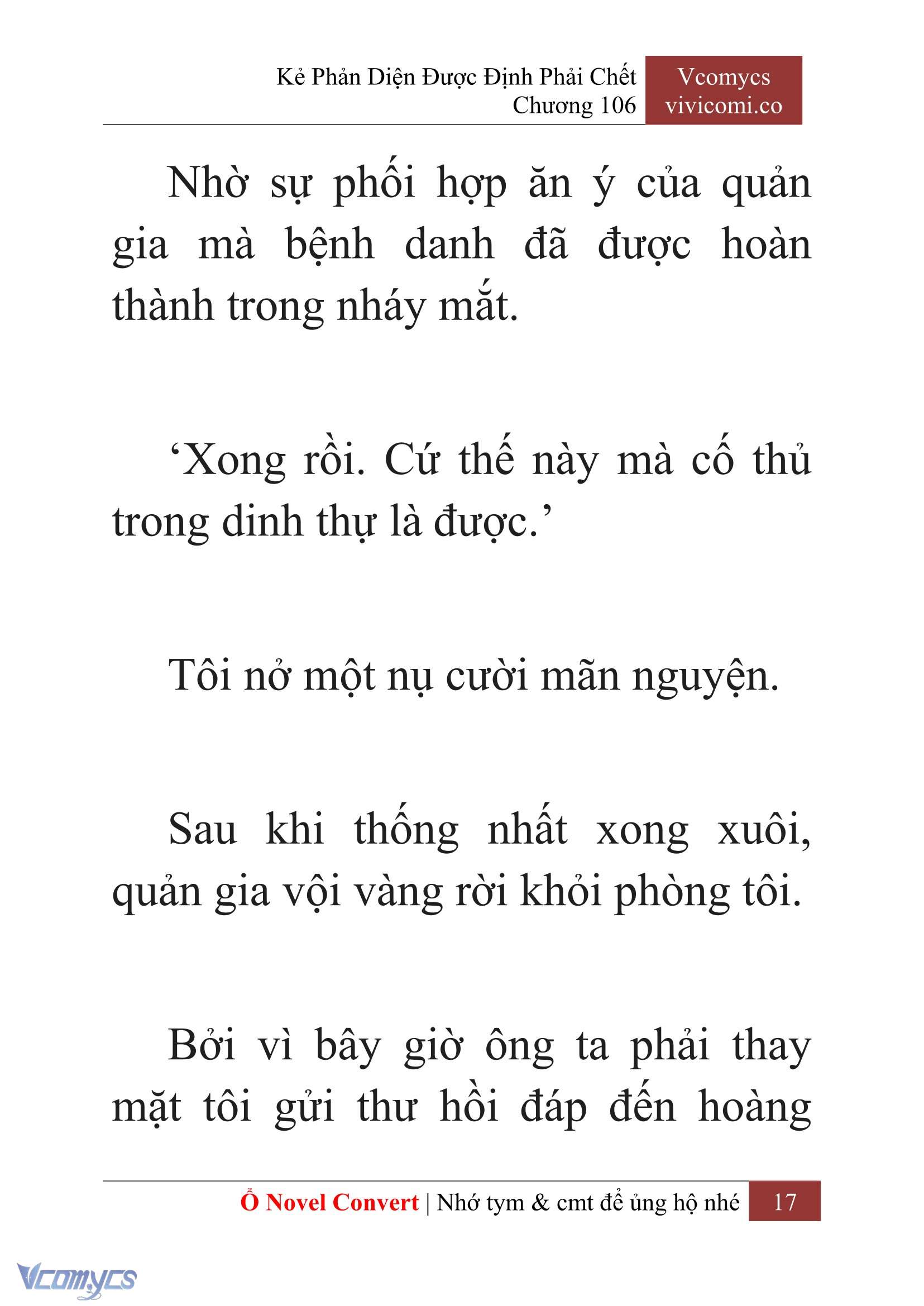 [Novel] Kẻ Phản Diện Được Định Phải Chết Chap 106 - Next Chap 107