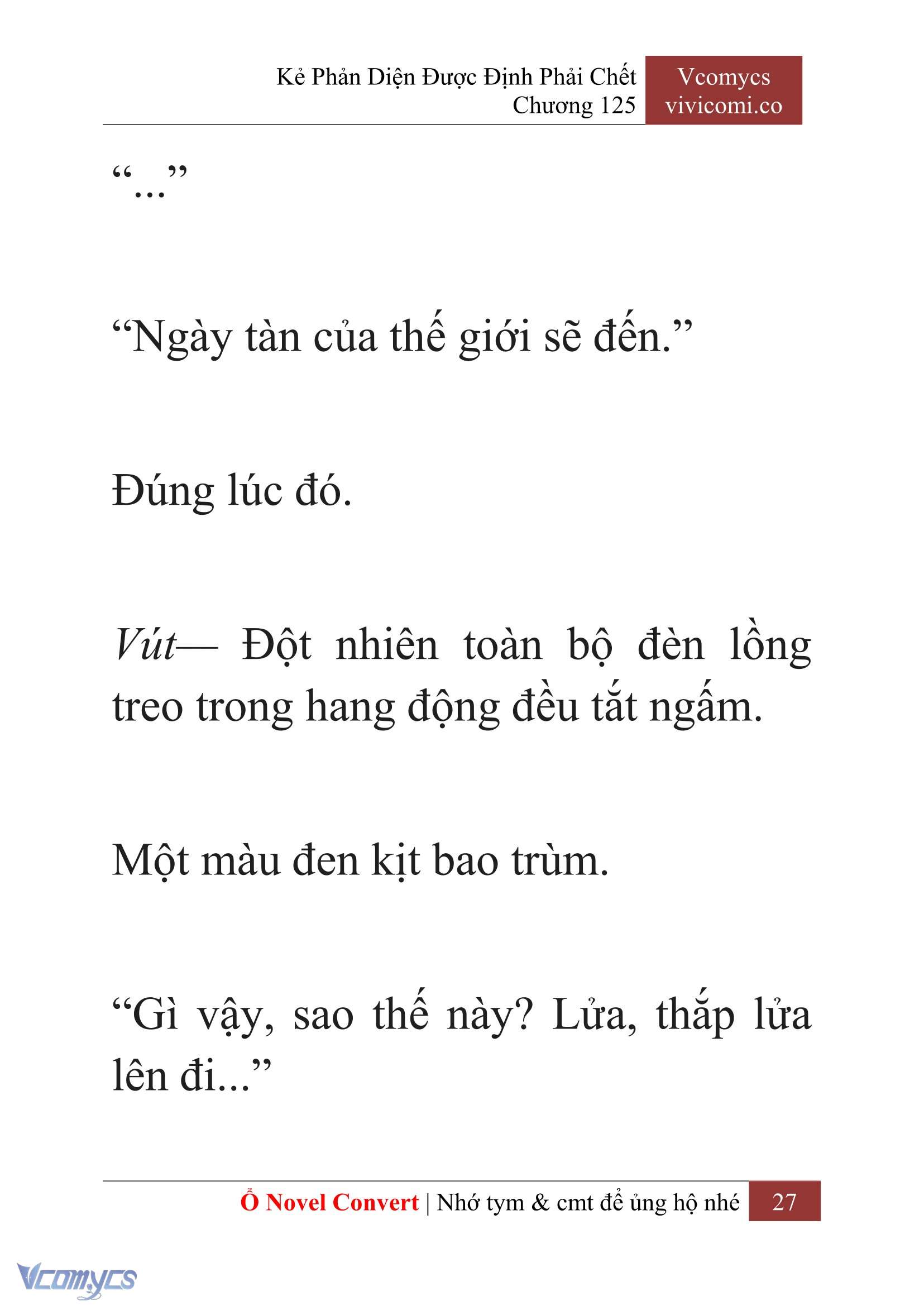 [Novel] Kẻ Phản Diện Được Định Phải Chết Chap 125 - Trang 2