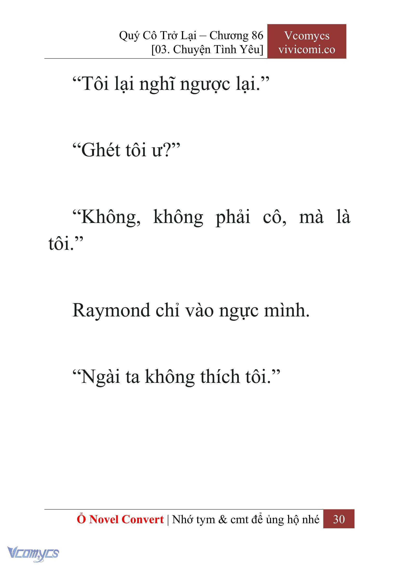 [Novel] Quý Cô Trở Lại Chap 86 - Trang 2