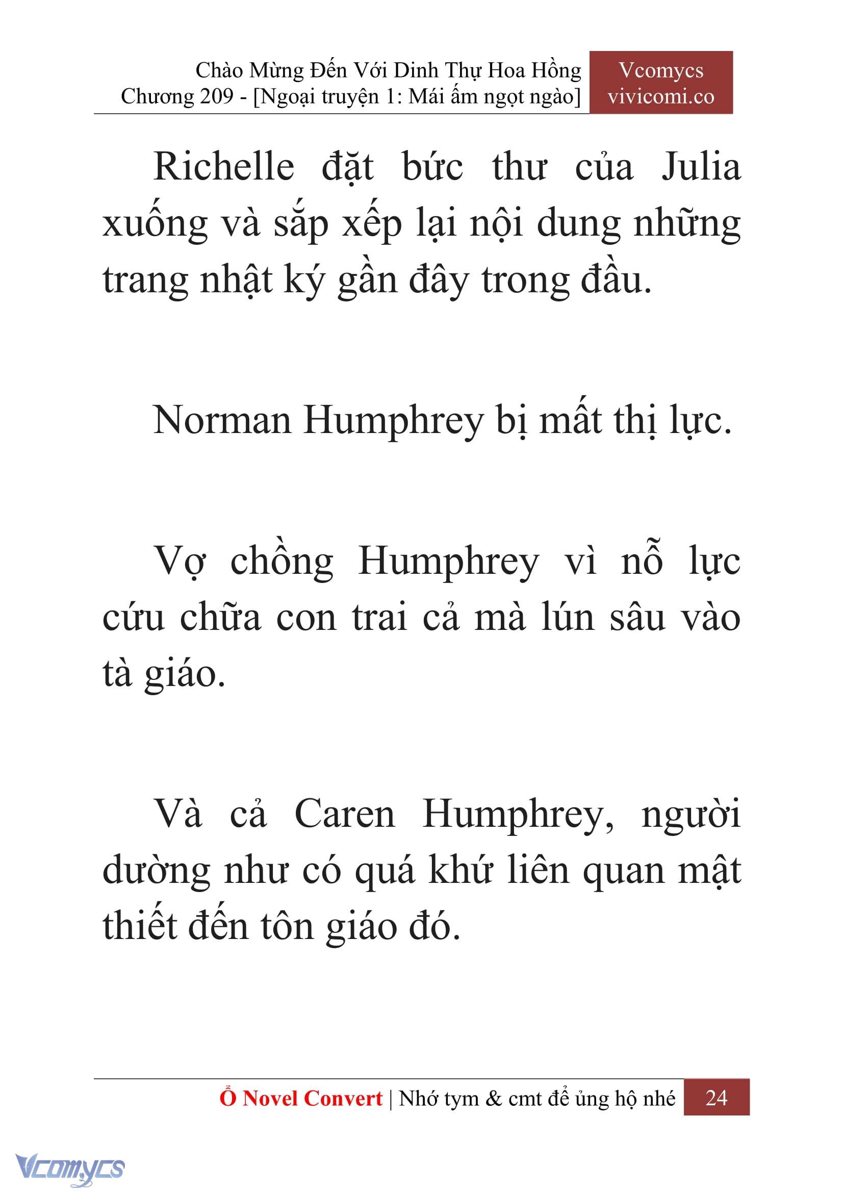 [Novel] Chào Mừng Đến Với Dinh Thự Hoa Hồng Chap 209 - Trang 2