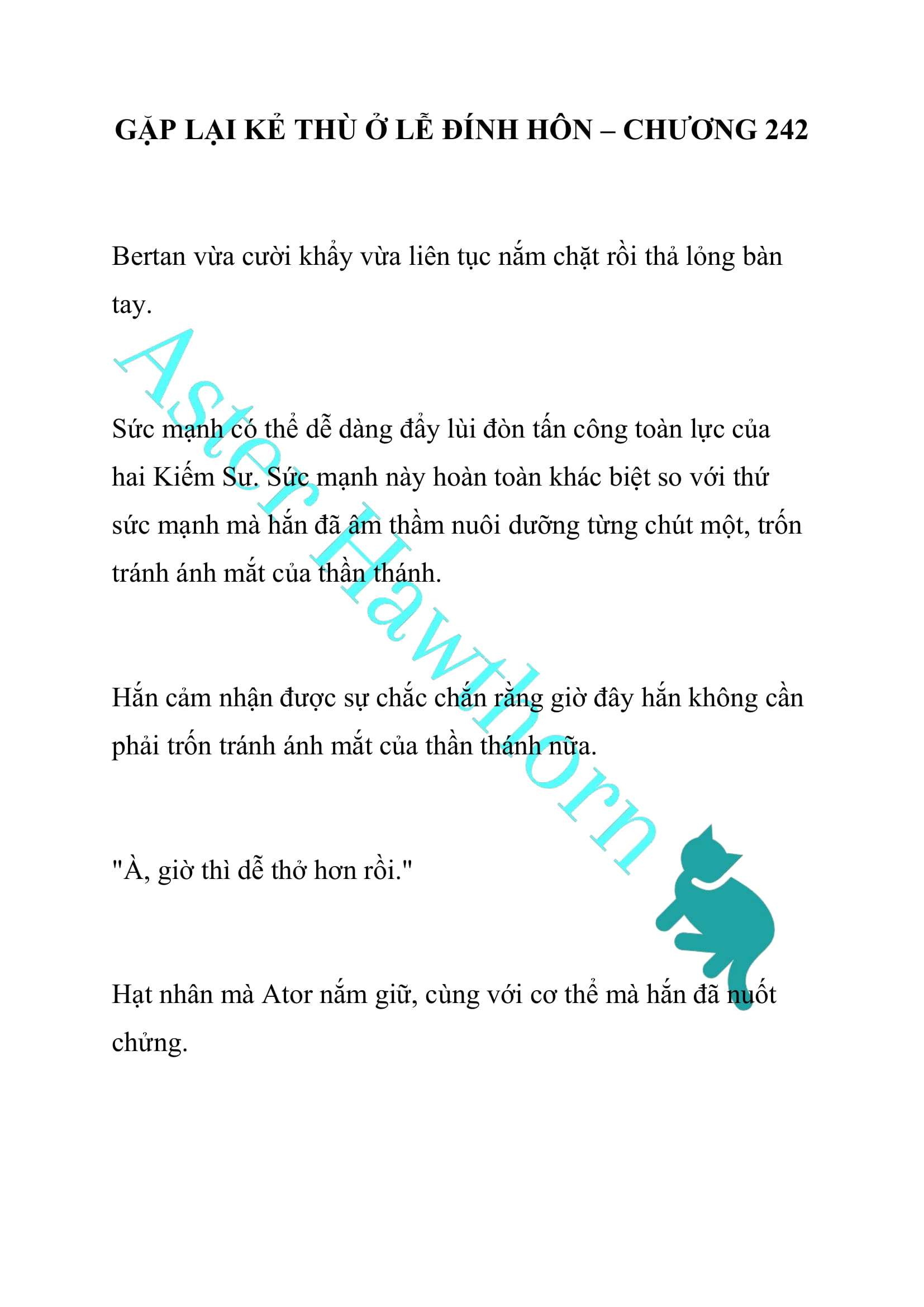 [NOVEL] Gặp Lại Kẻ Thù Ở Lễ Đính Hôn Chap 242 - Trang 2