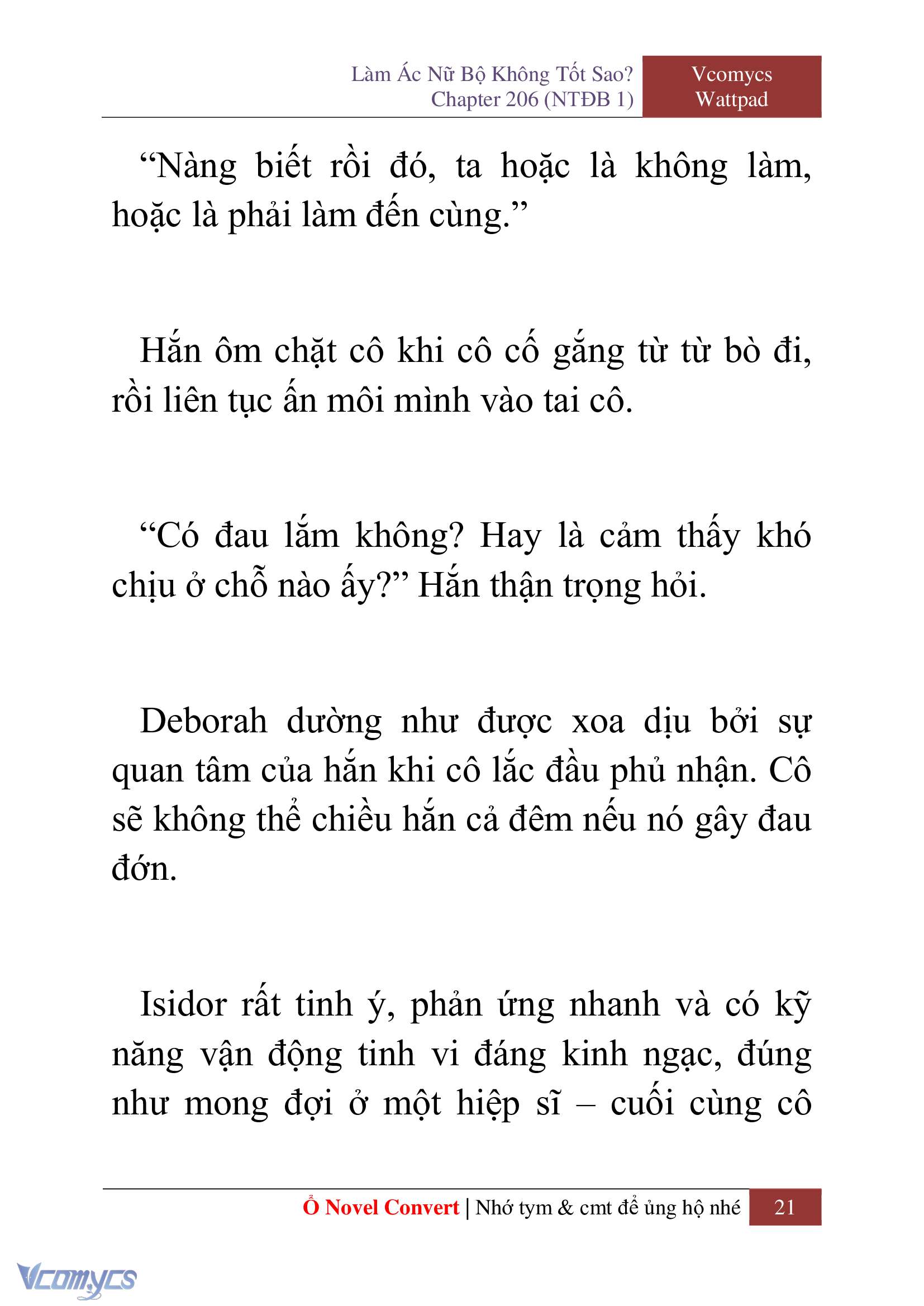 [Novel] Làm Ác Nữ Bộ Không Tốt Sao? Chap 206 - Trang 2