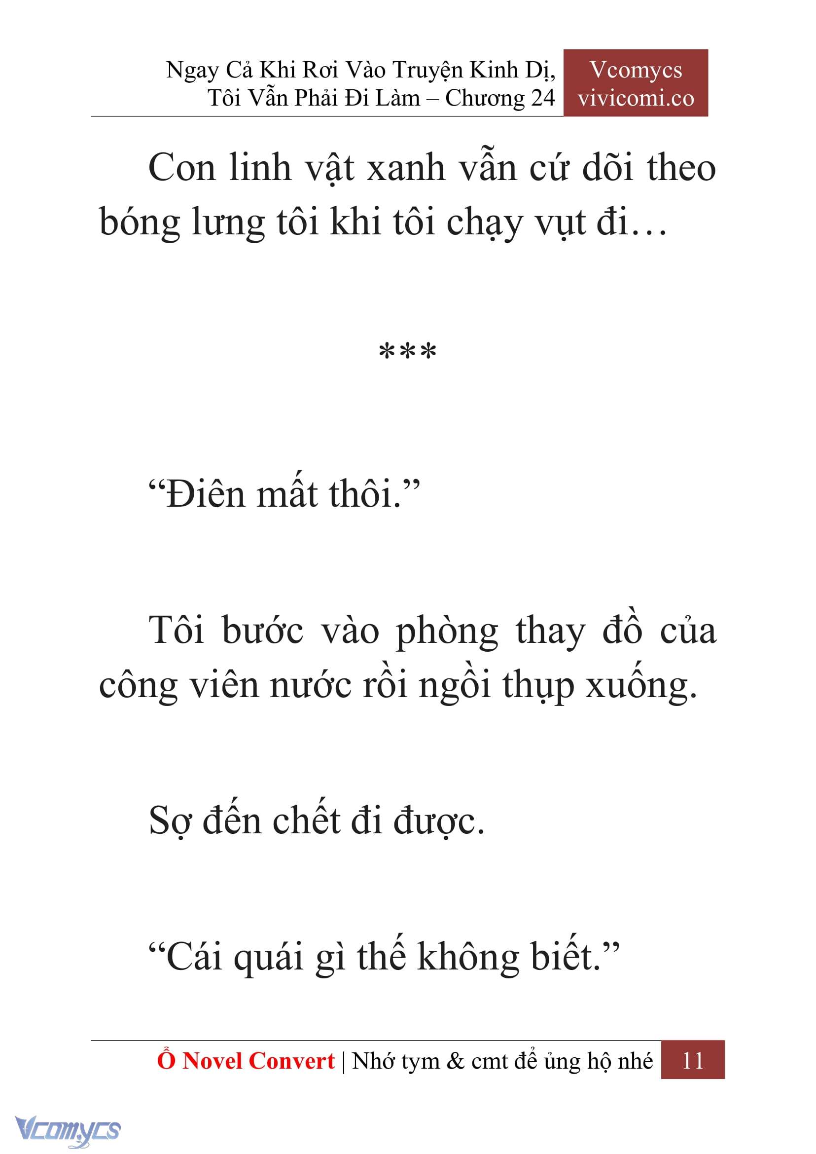 [Novel] Ngay Cả Khi Rơi Vào Truyện Kinh Dị, Tôi Vẫn Phải Đi Làm Chap 24 - Trang 2