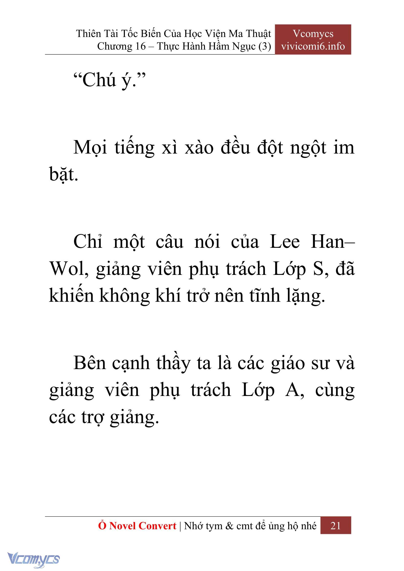 [Novel] Thiên Tài Tốc Biến Của Học Viện Ma Thuật Chap 16 - Trang 2