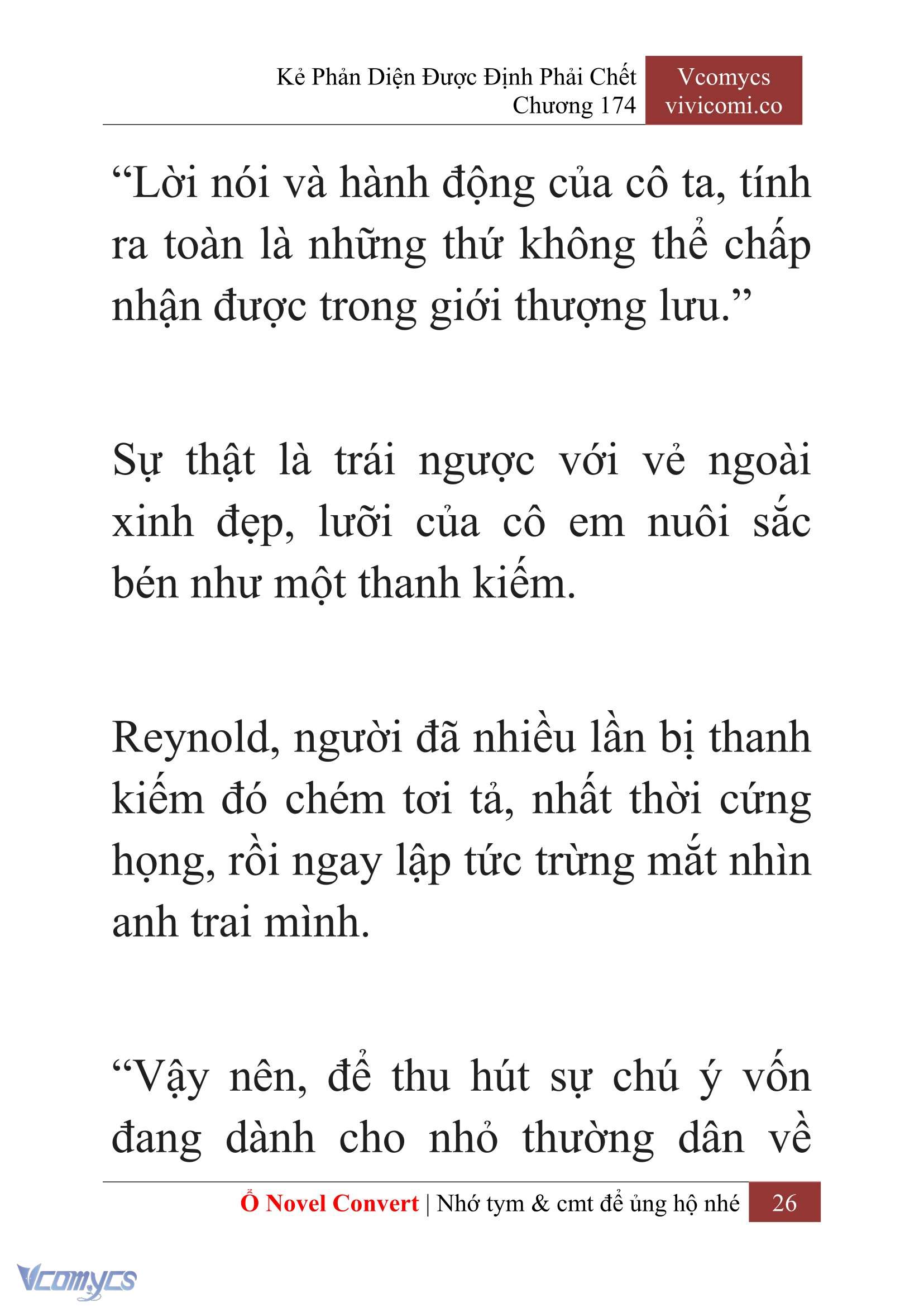 [Novel] Kẻ Phản Diện Được Định Phải Chết Chap 174 - Trang 2