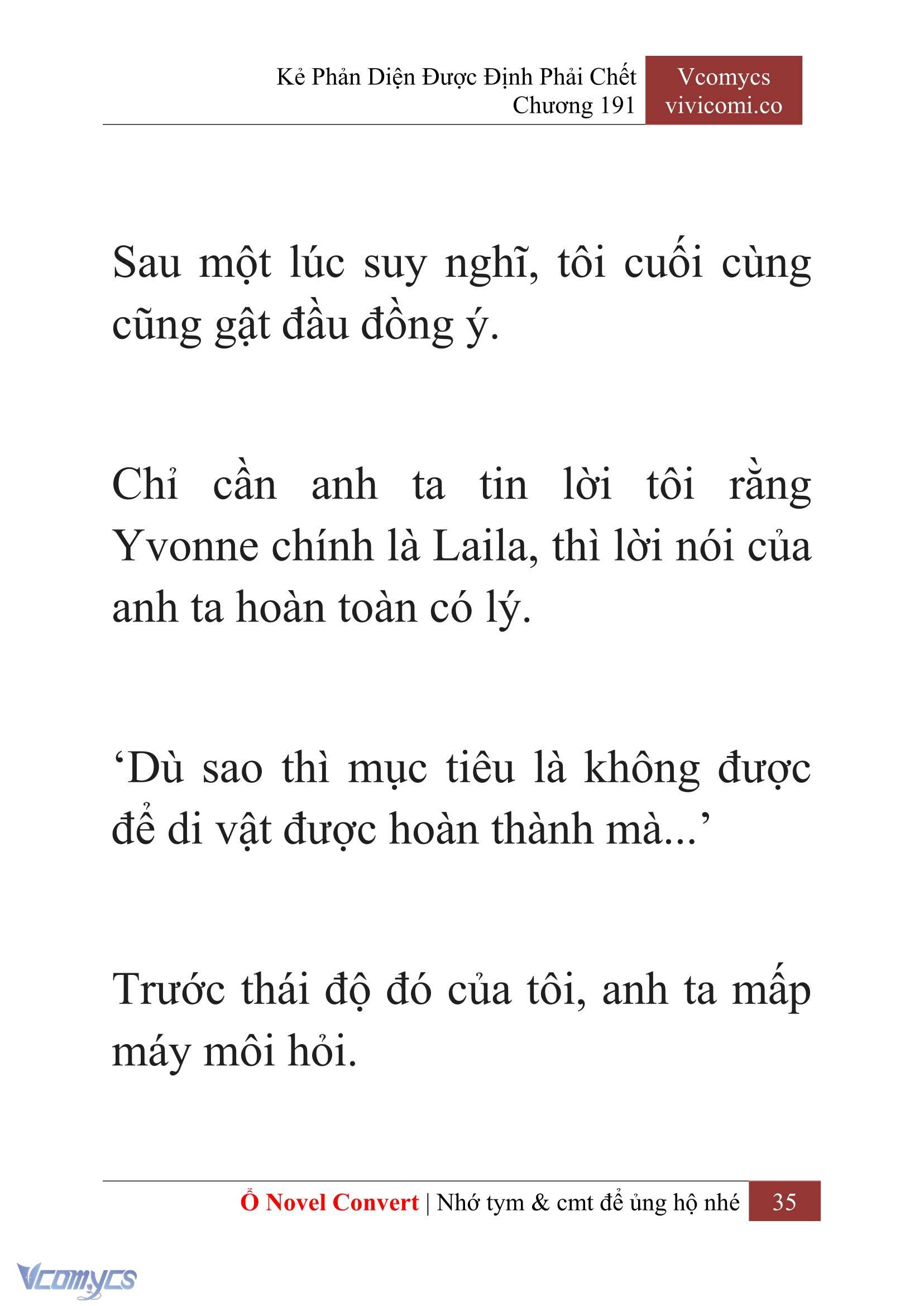 [Novel] Kẻ Phản Diện Được Định Phải Chết Chap 191 - Trang 2
