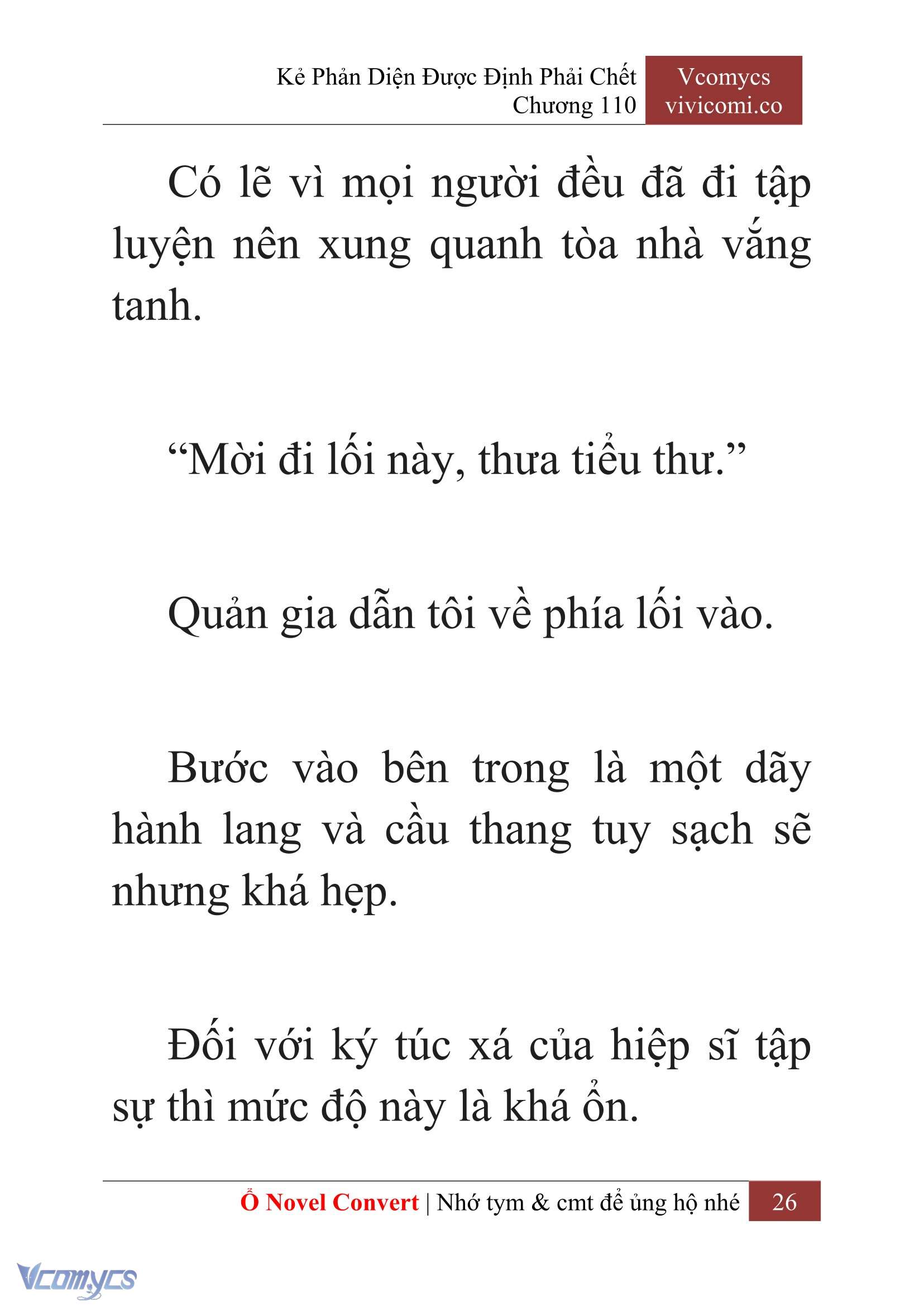 [Novel] Kẻ Phản Diện Được Định Phải Chết Chap 110 - Next Chap 111