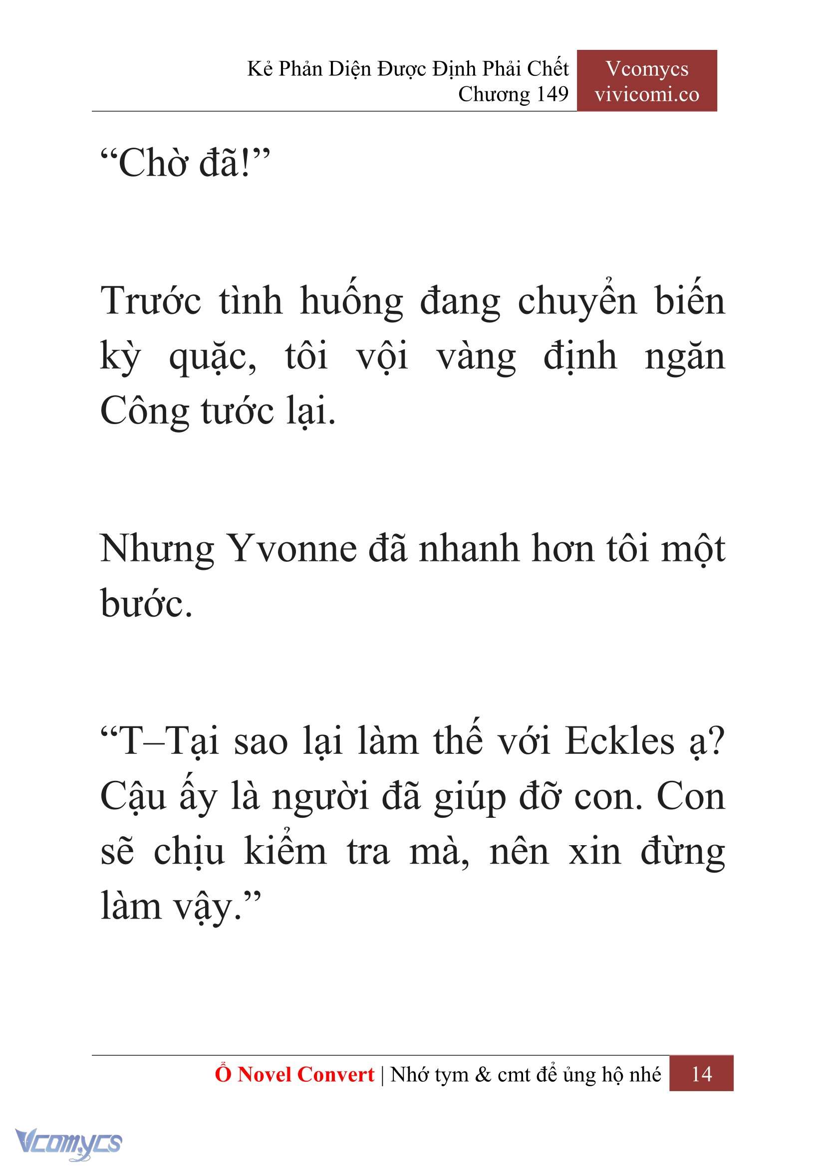 [Novel] Kẻ Phản Diện Được Định Phải Chết Chap 149 - Next Chap 150