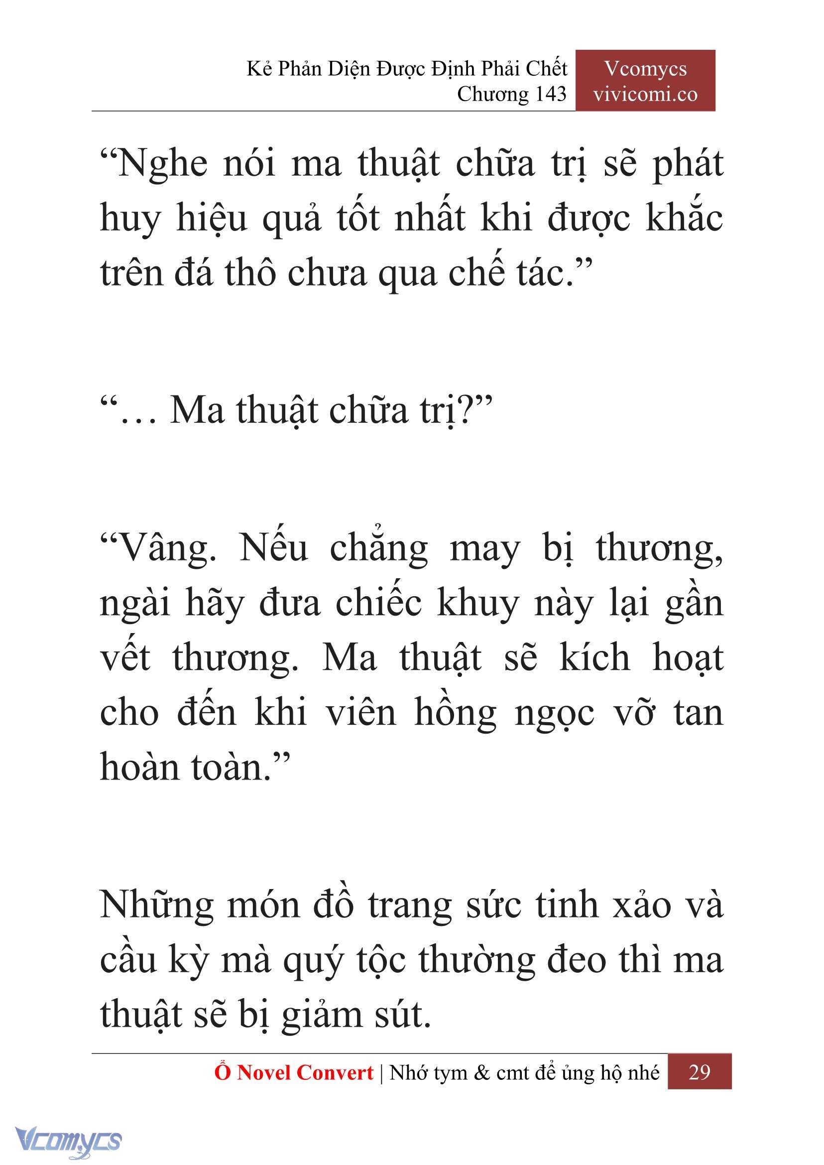 [Novel] Kẻ Phản Diện Được Định Phải Chết Chap 143 - Next Chap 144