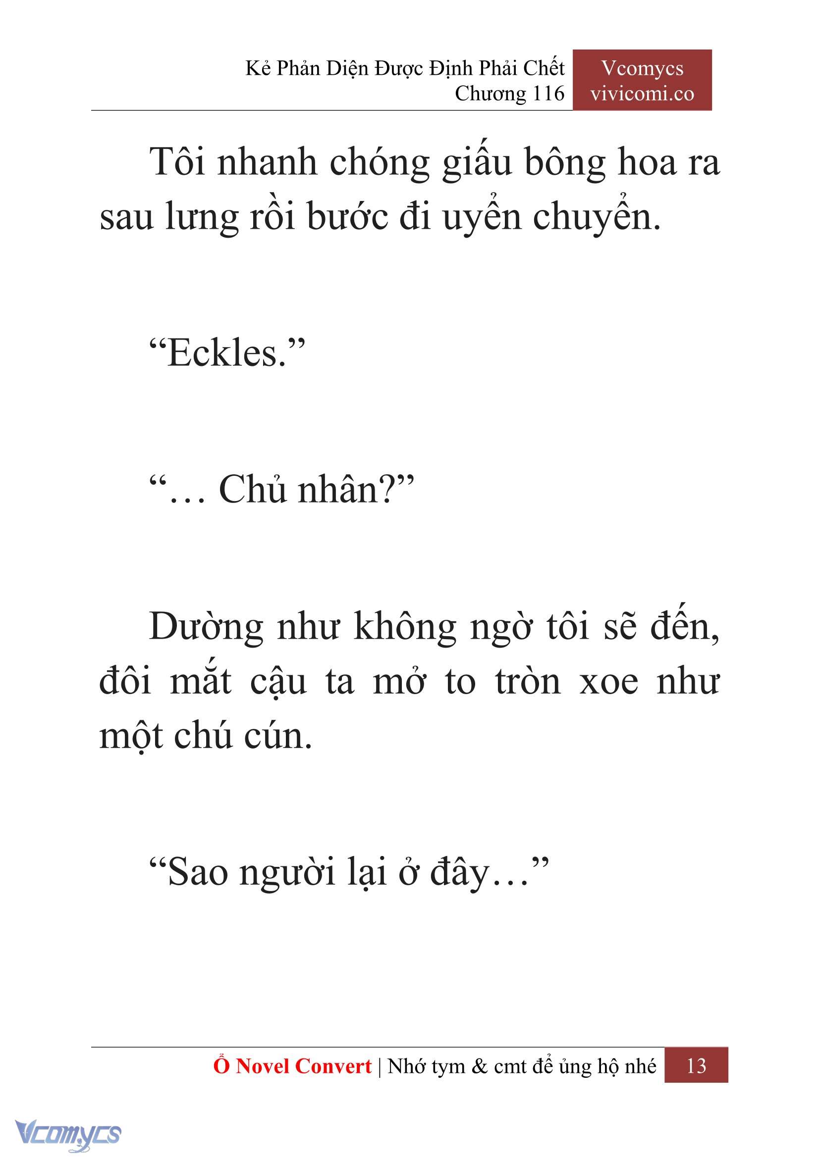 [Novel] Kẻ Phản Diện Được Định Phải Chết Chap 116 - Trang 2