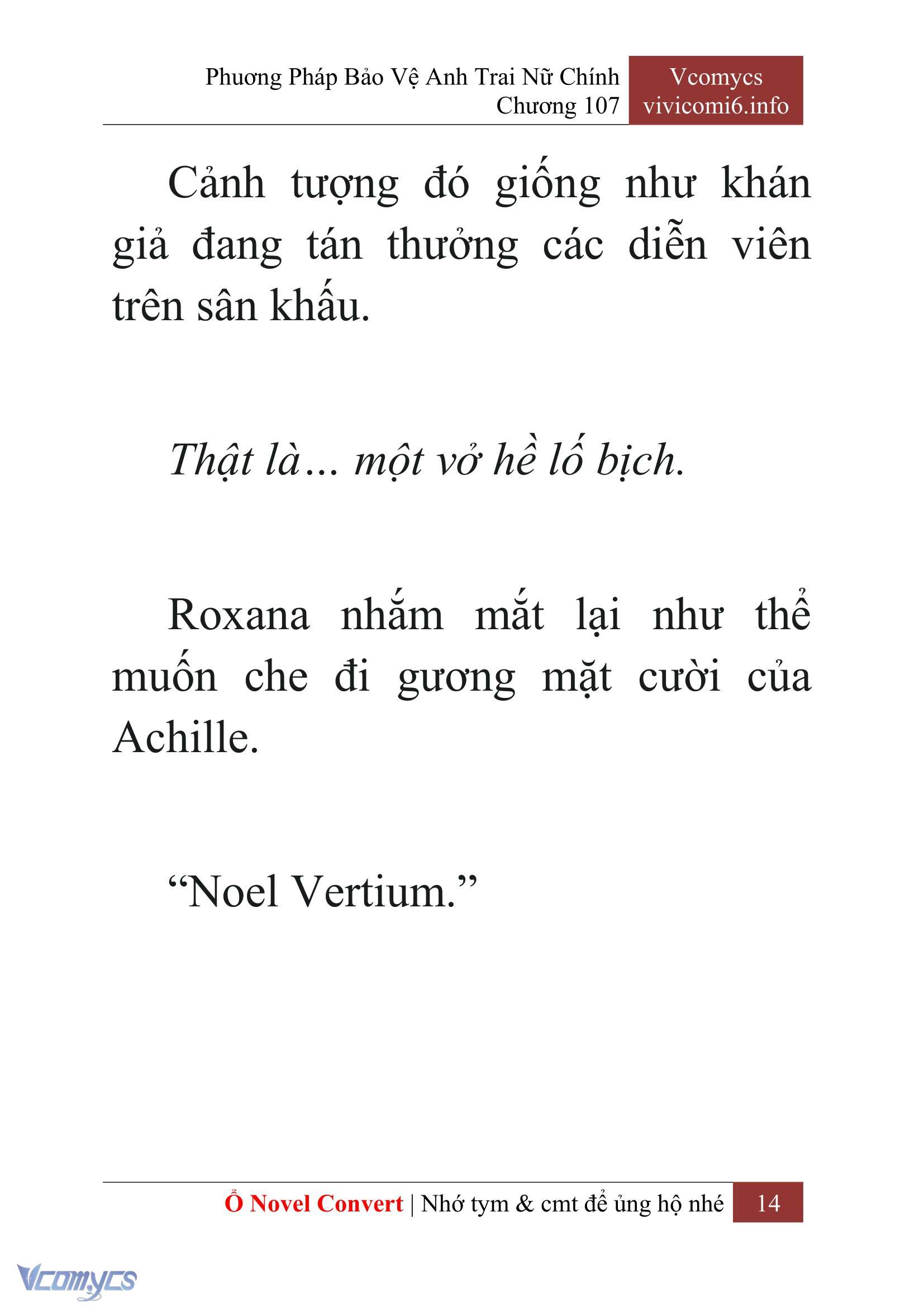 [Novel] Phương Pháp Bảo Vệ Anh Trai Nữ Chính Chap 107 - Trang 2