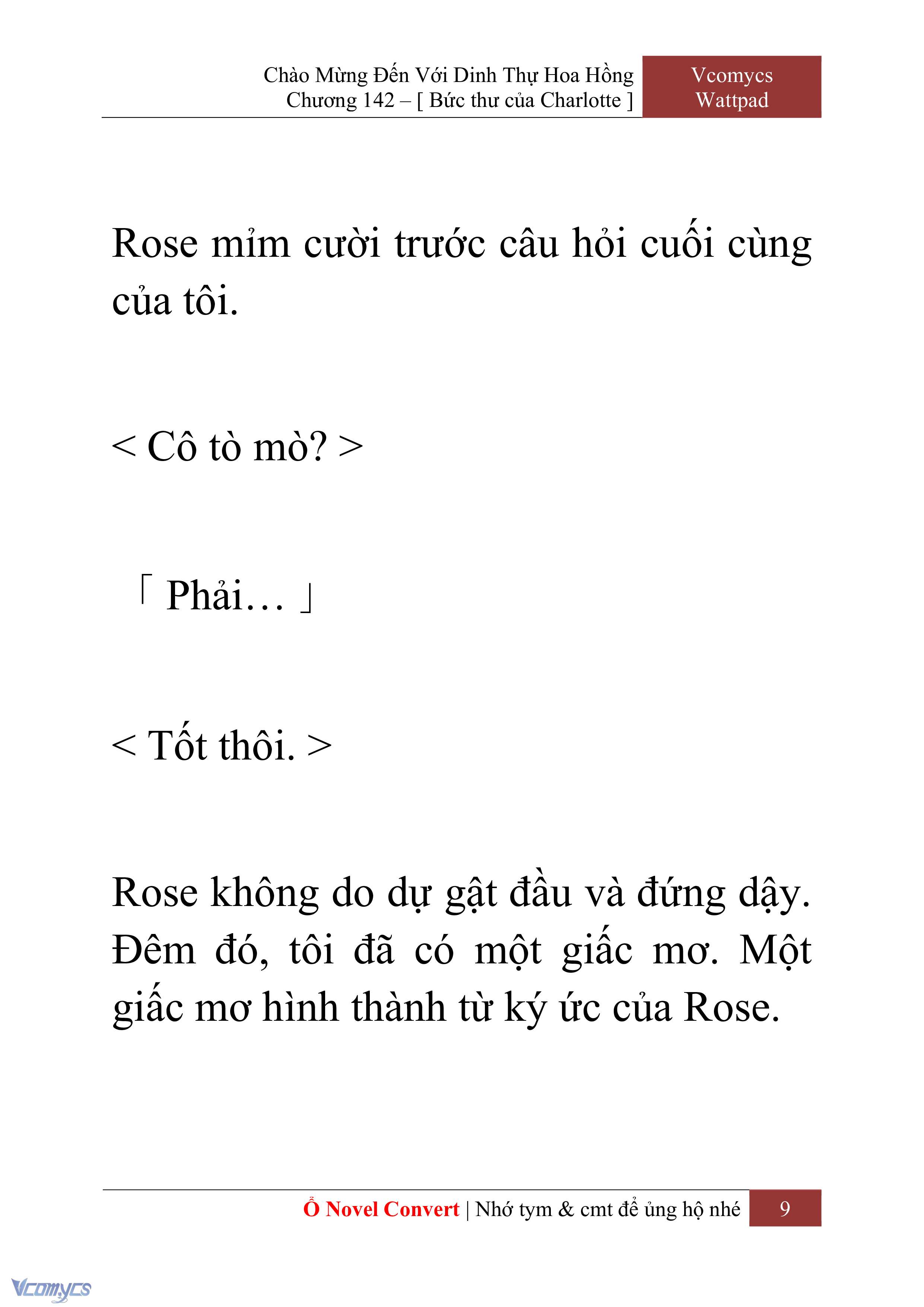 [Novel] Chào Mừng Đến Với Dinh Thự Hoa Hồng Chap 142 - Trang 2