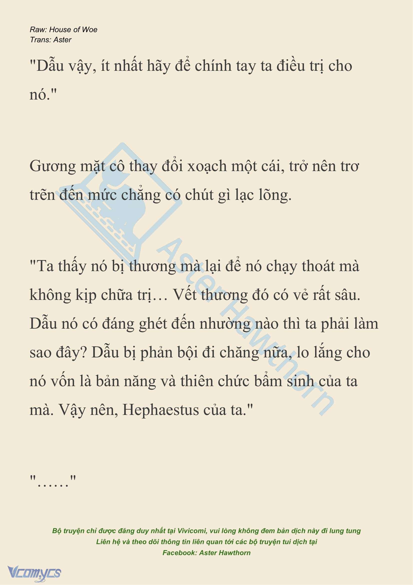 [NOVEL] Dành Cho Các Nữ Thần: Dành cho Psyche Chap 37 - Trang 2