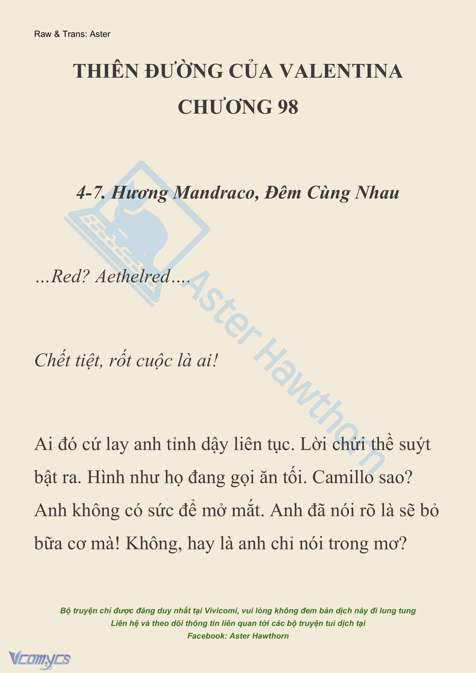 [NOVEL] Thiên Đường Của Valentina Chap 98 - Trang 2