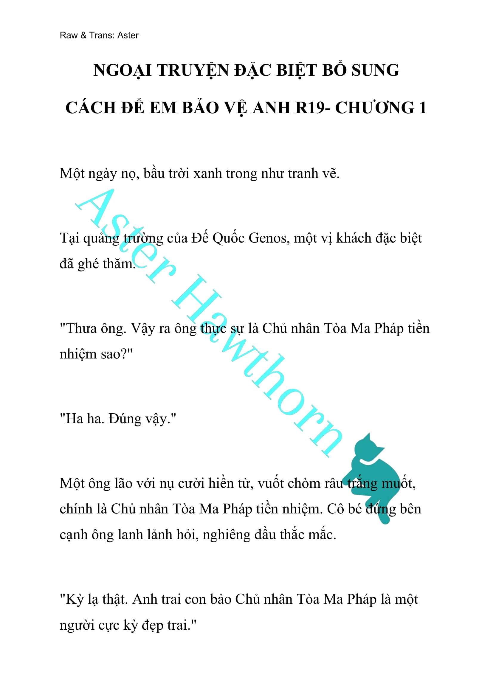 [NOVEL] Ngoại Truyện Cách Để Em Bảo Vệ Anh Chap 113 - Trang 2