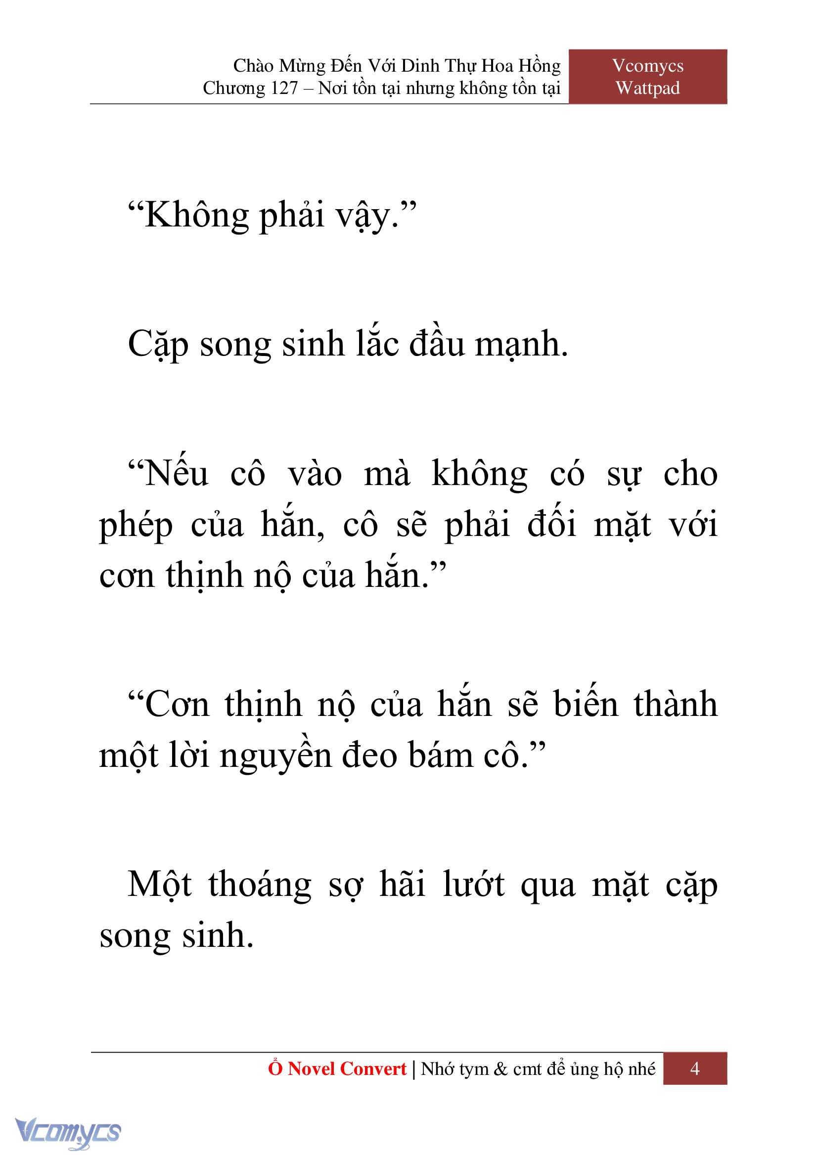 [Novel] Chào Mừng Đến Với Dinh Thự Hoa Hồng Chap 127 - Trang 2