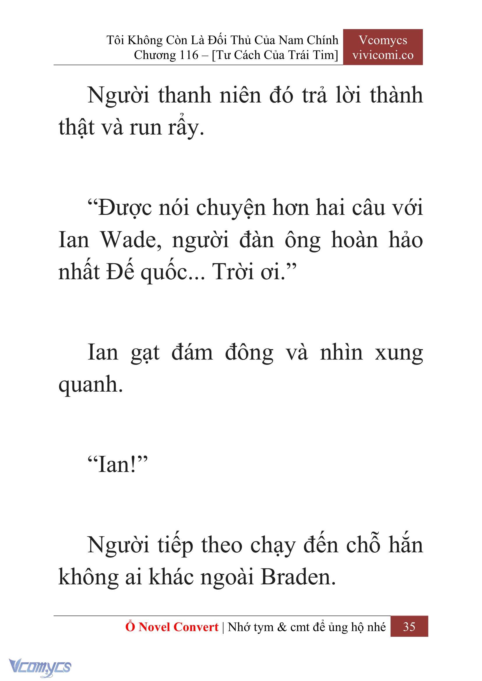 [Novel] Tôi Không Còn Là Đối Thủ Của Nam Chính Chap 116 - Trang 2