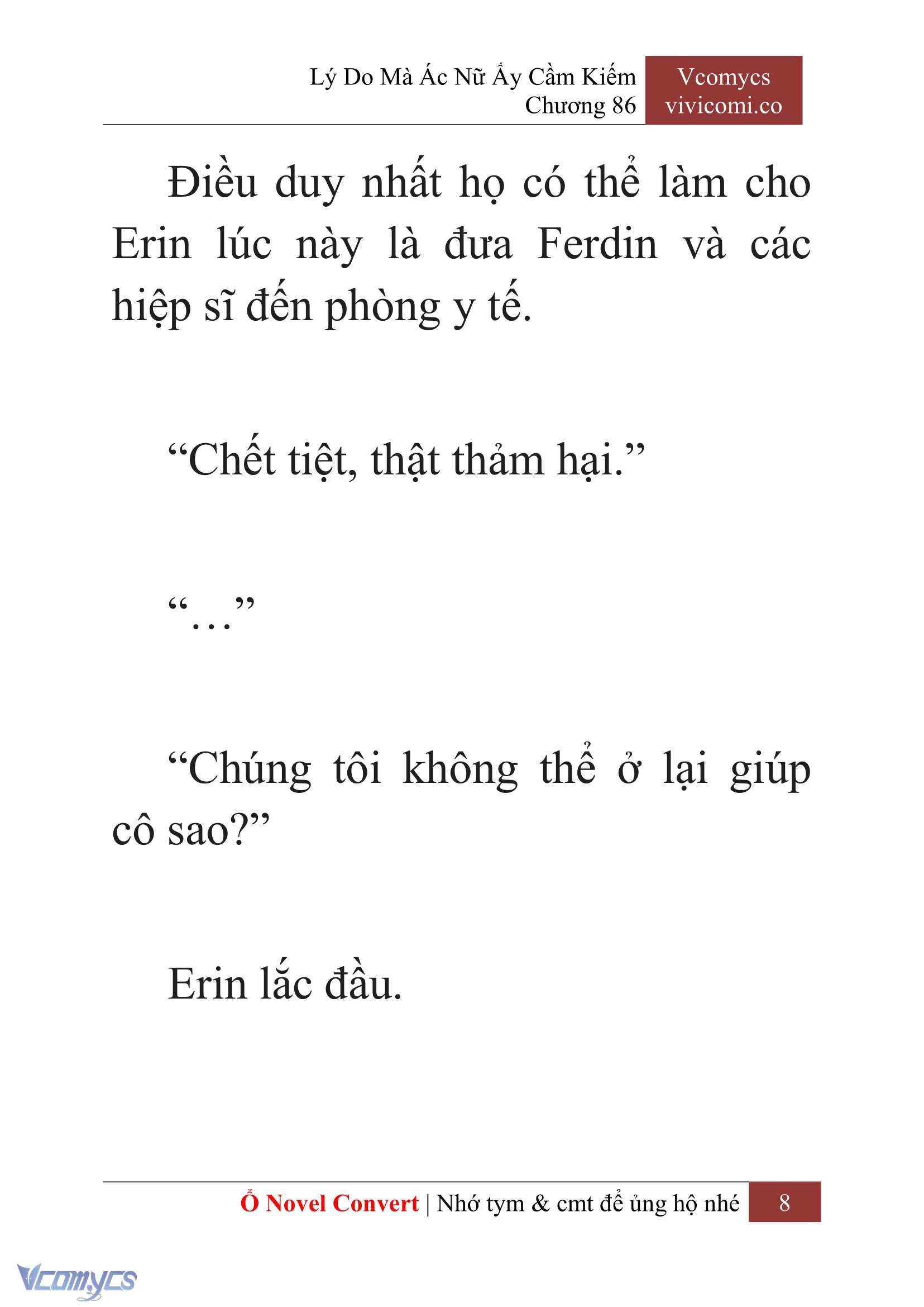 [Novel] Lý Do Mà Ác Nữ Ấy Cầm Kiếm Chap 86 - Next Chap 87