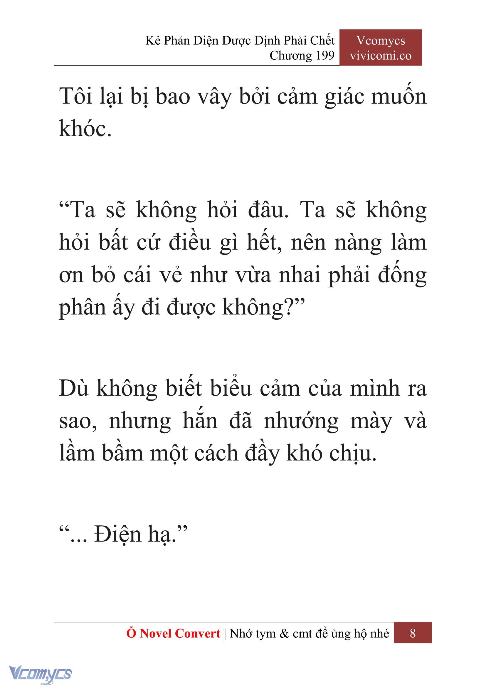 [Novel] Kẻ Phản Diện Được Định Phải Chết Chap 199 - Trang 2