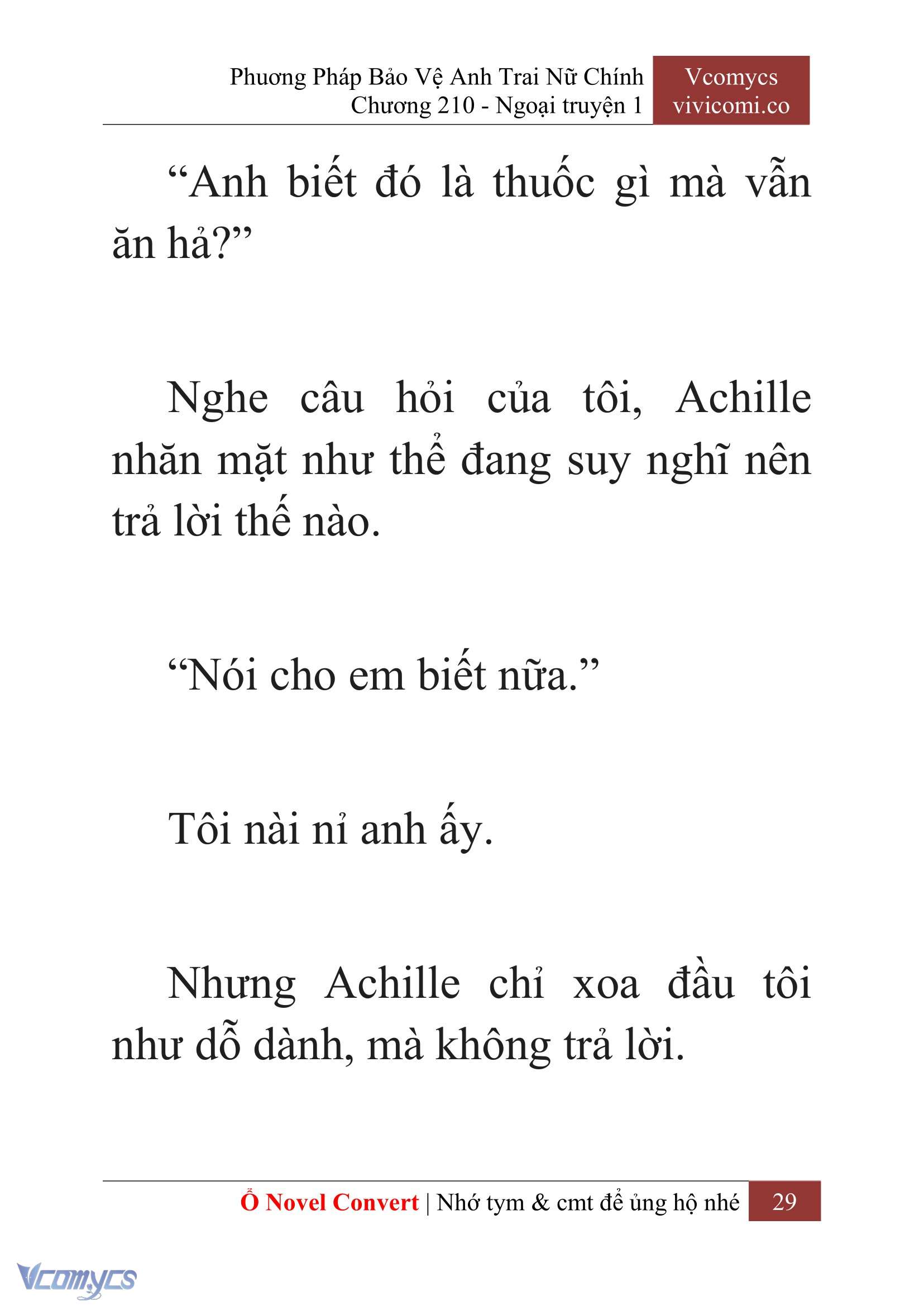 [Novel] Phương Pháp Bảo Vệ Anh Trai Nữ Chính Chap 210 - Trang 2