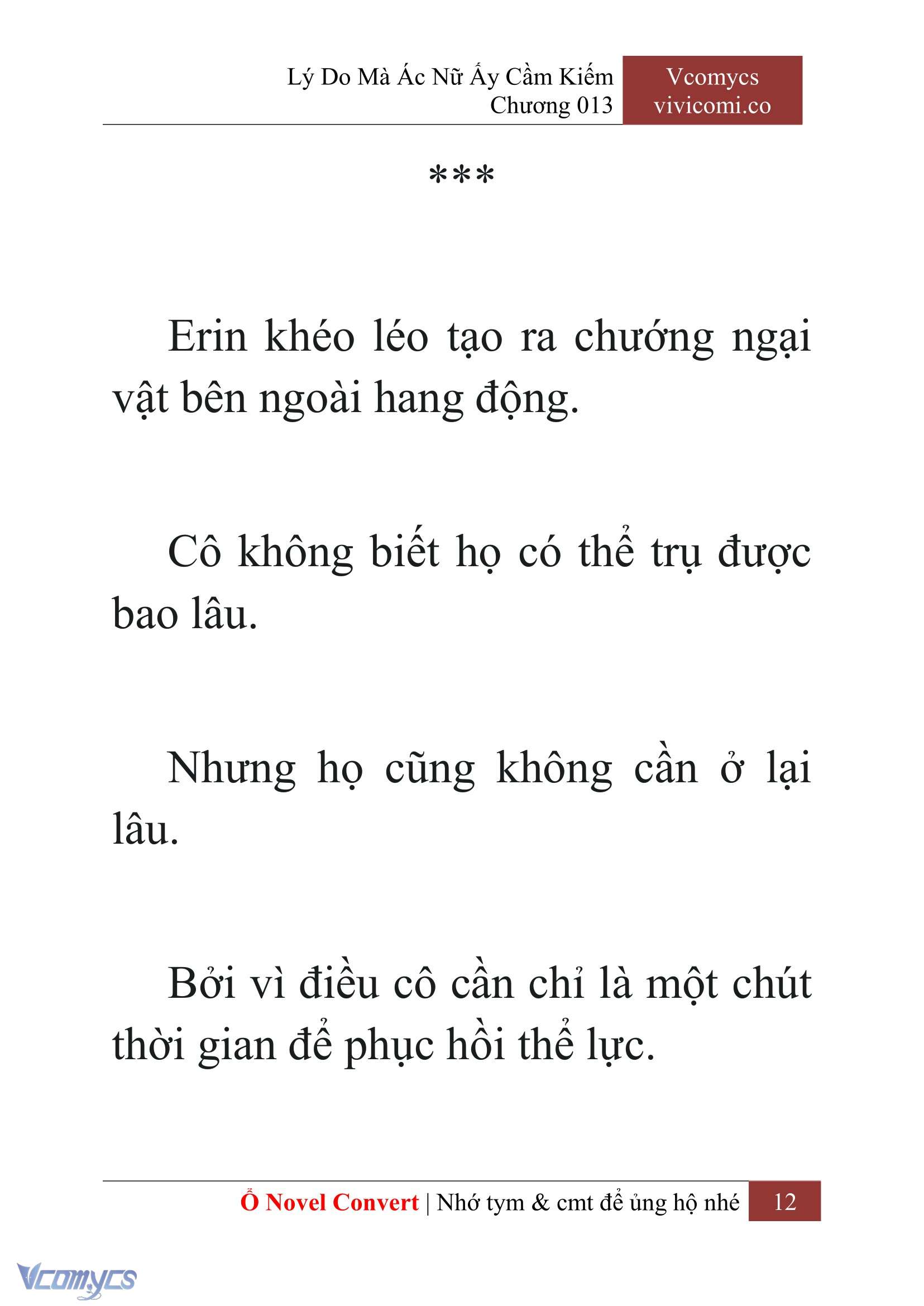 [Novel] Lý Do Mà Ác Nữ Ấy Cầm Kiếm Chap 13 - Next Chap 14
