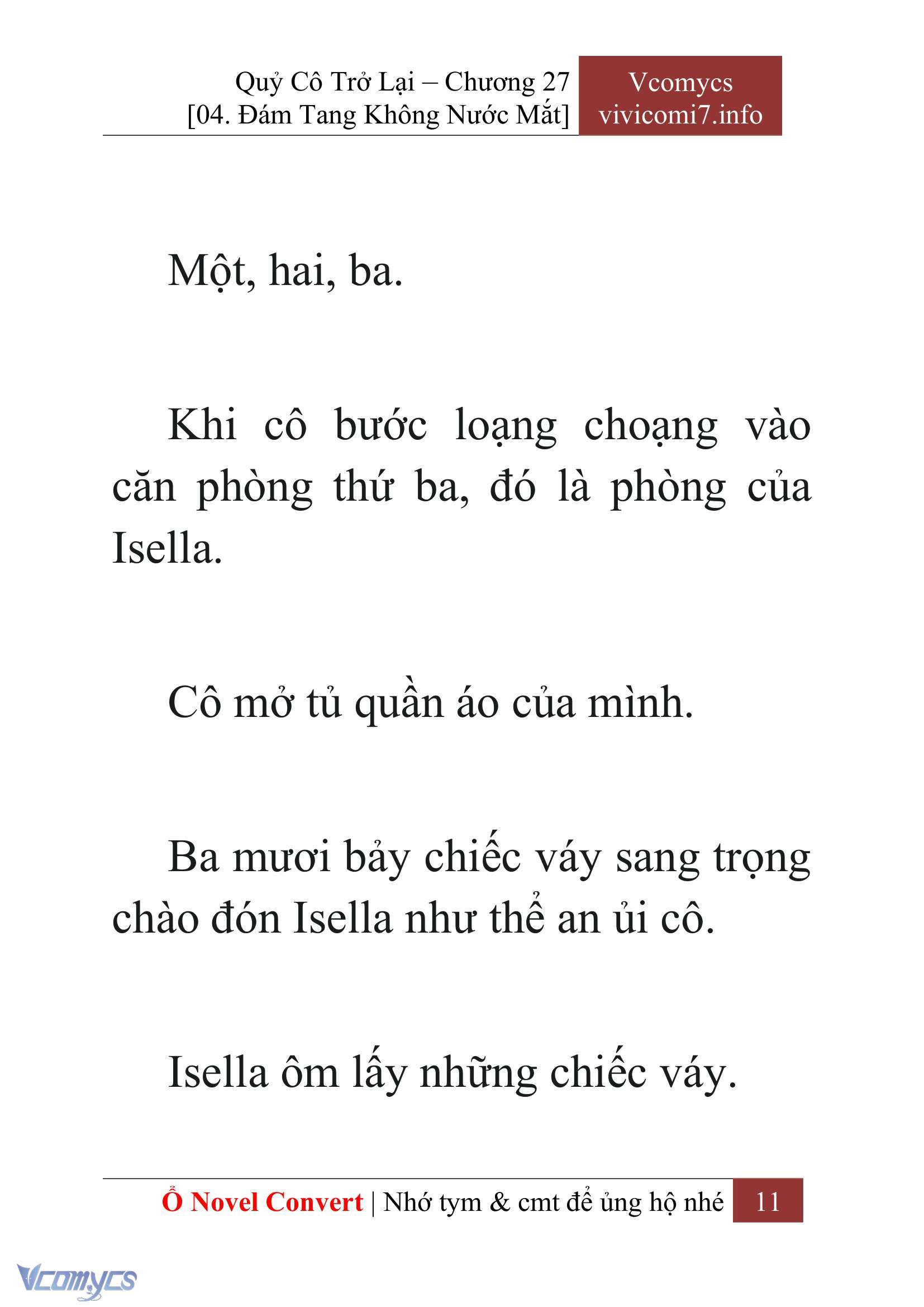 [Novel] Quý Cô Trở Lại Chap 27 - Trang 2