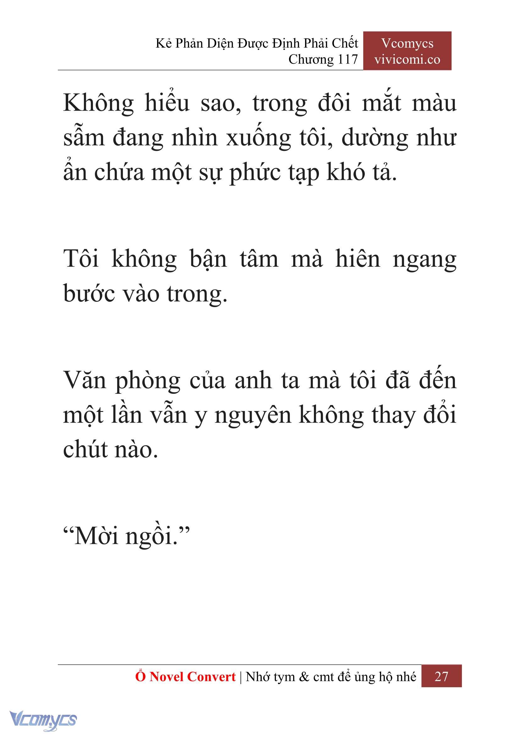 [Novel] Kẻ Phản Diện Được Định Phải Chết Chap 117 - Trang 2