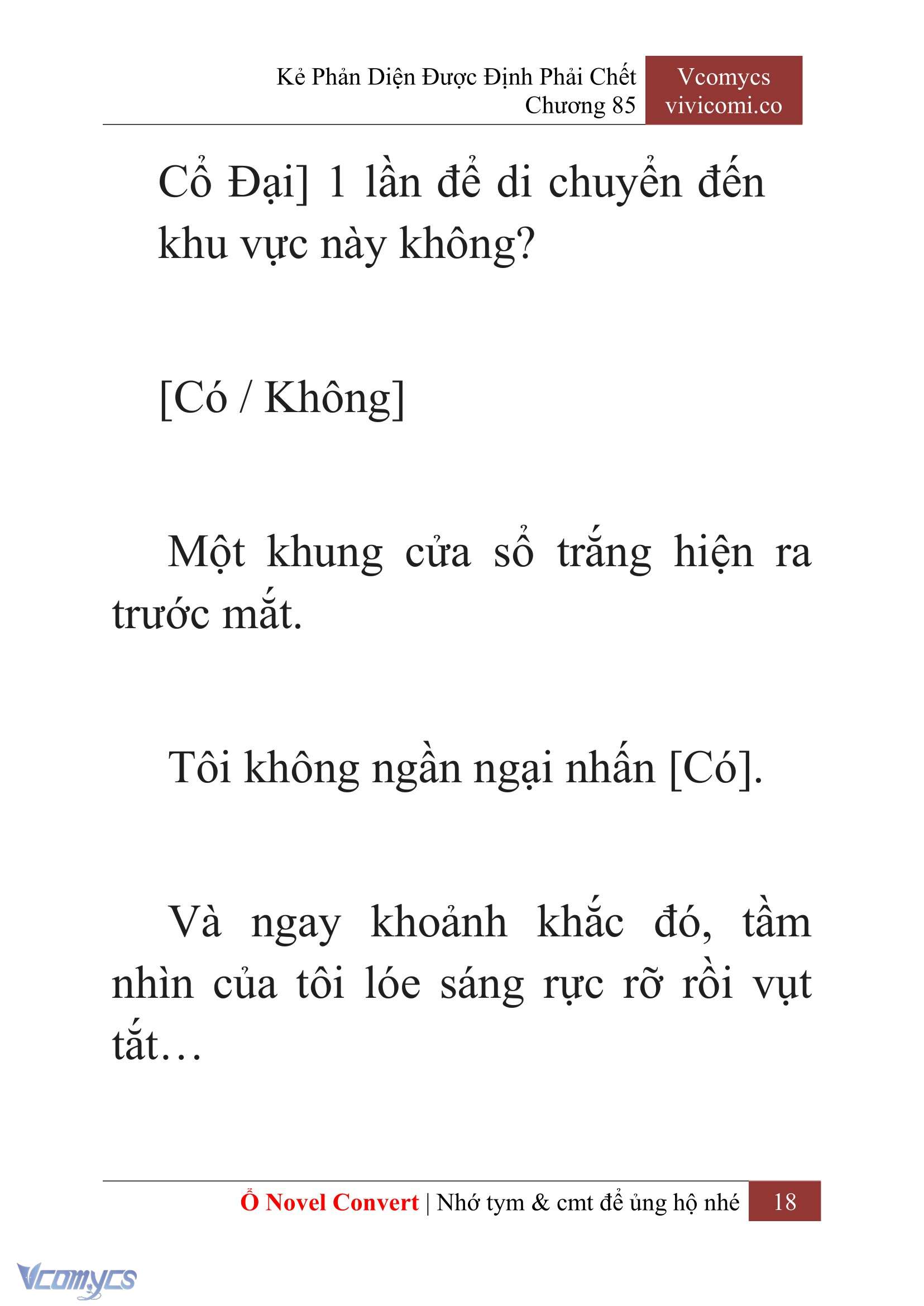 [Novel] Kẻ Phản Diện Được Định Phải Chết Chap 85 - Next Chap 86