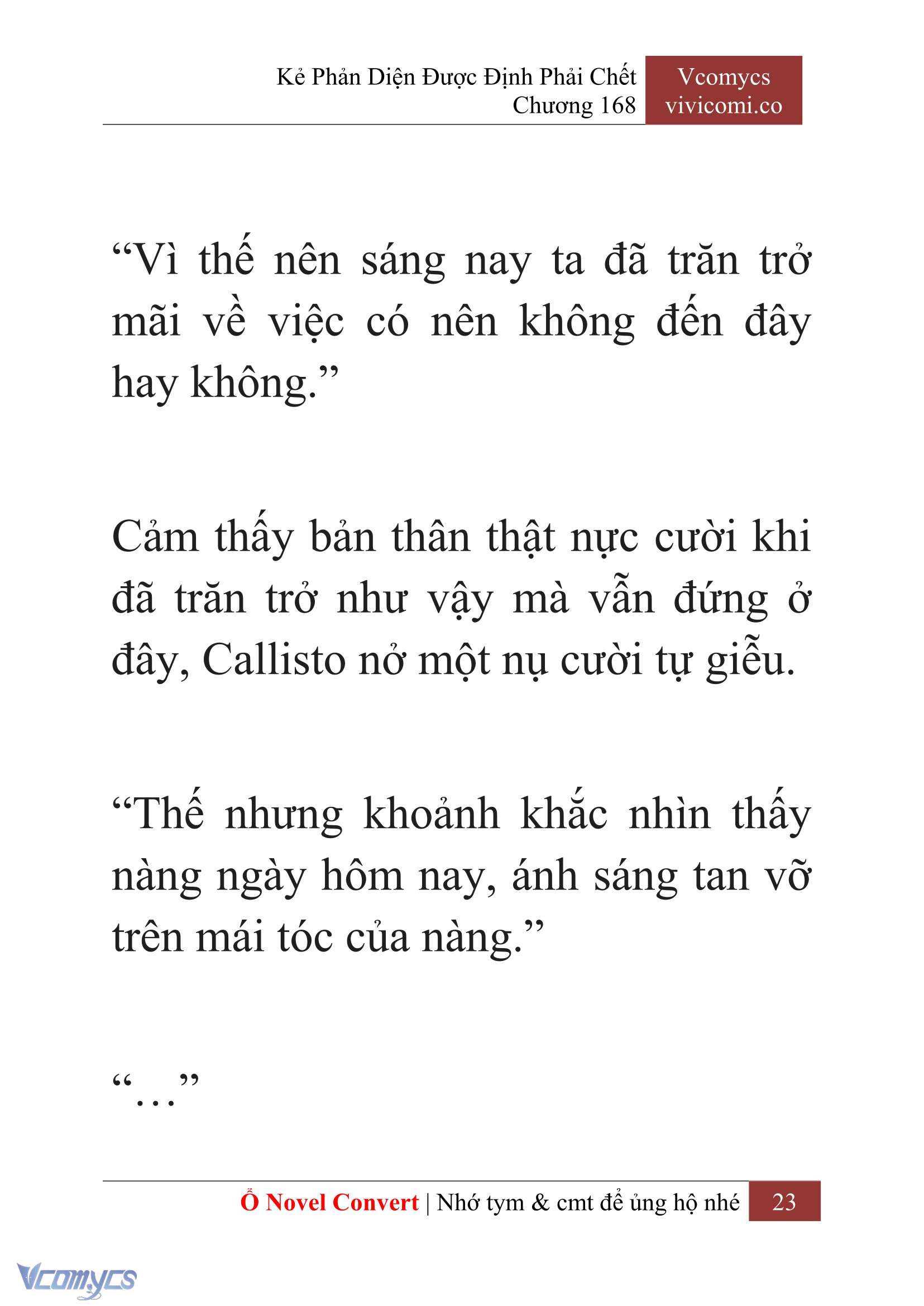 [Novel] Kẻ Phản Diện Được Định Phải Chết Chap 168 - Trang 2