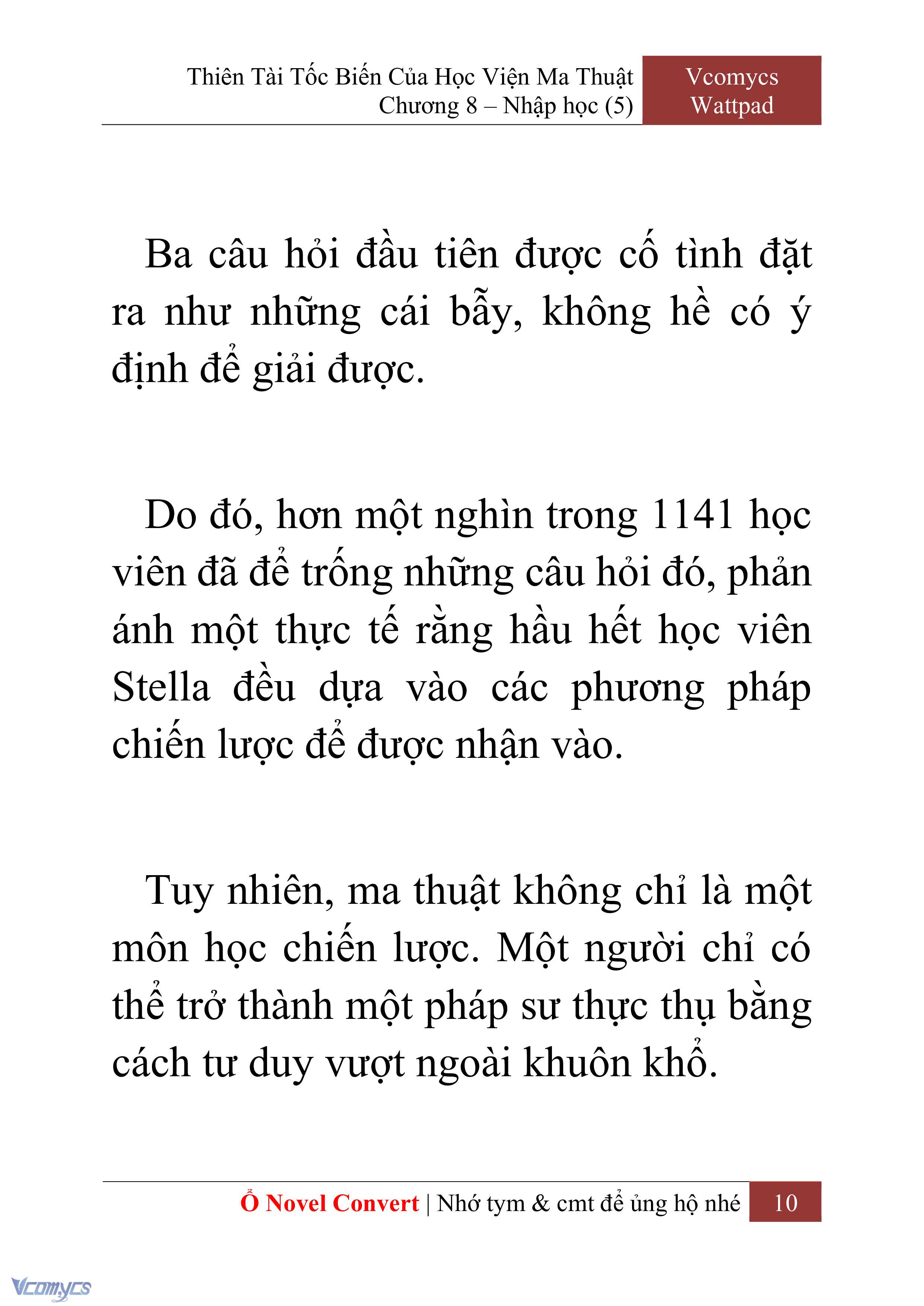 [Novel] Thiên Tài Tốc Biến Của Học Viện Ma Thuật Chap 8 - Trang 2