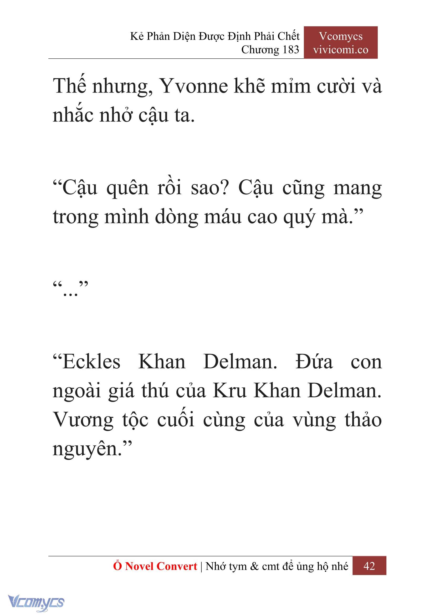 [Novel] Kẻ Phản Diện Được Định Phải Chết Chap 183 - Trang 2