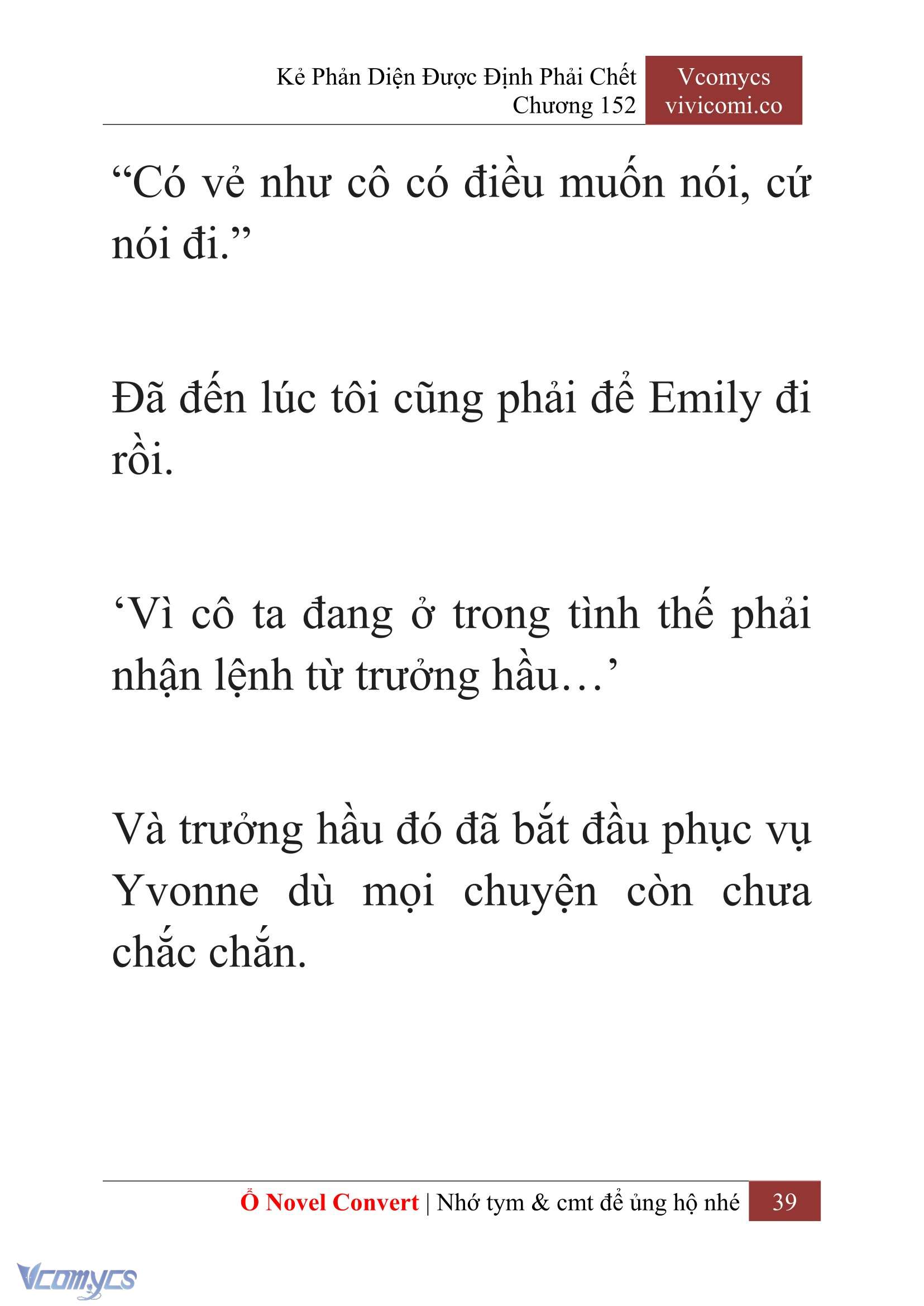 [Novel] Kẻ Phản Diện Được Định Phải Chết Chap 152 - Next Chap 153