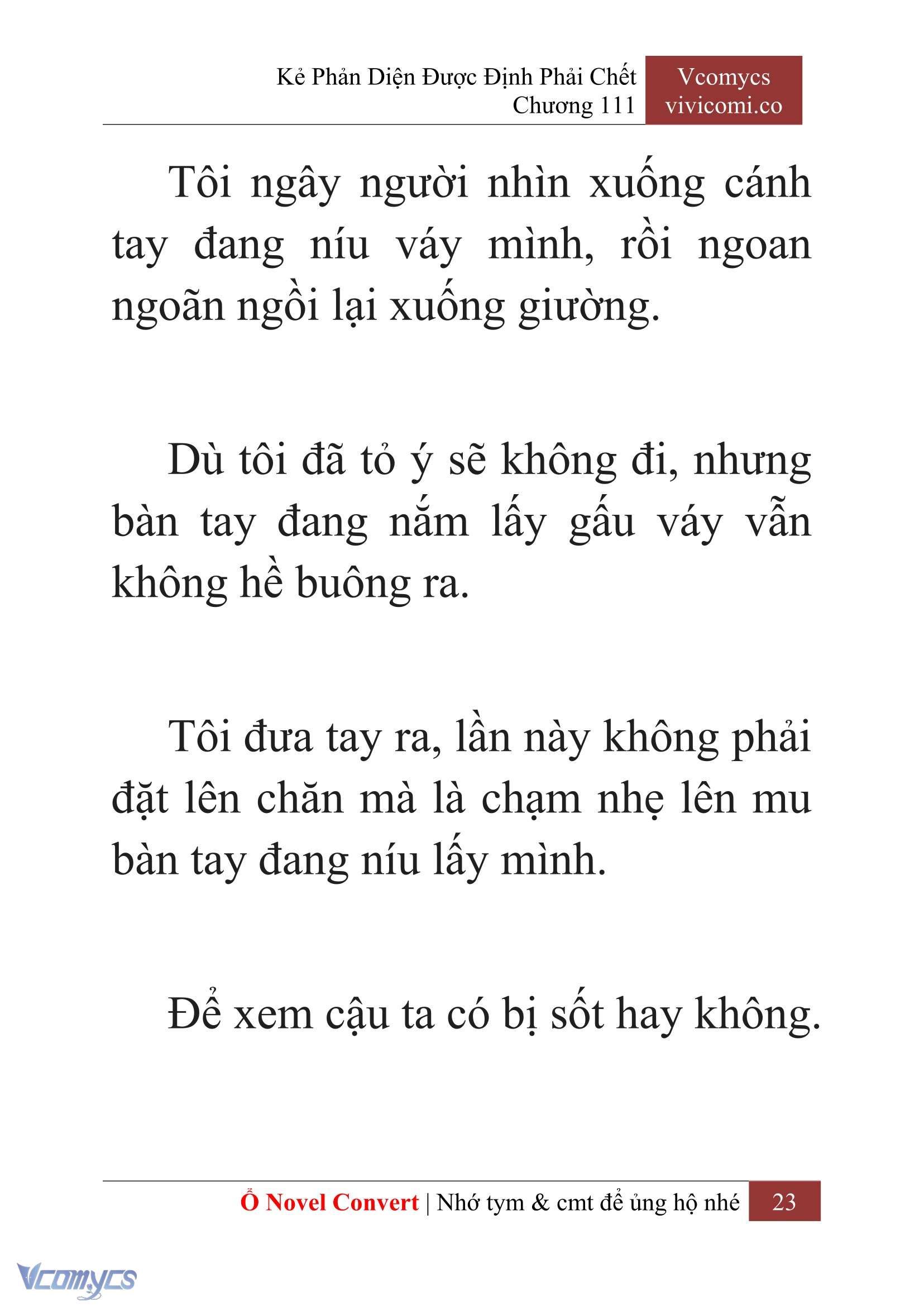 [Novel] Kẻ Phản Diện Được Định Phải Chết Chap 111 - Trang 2