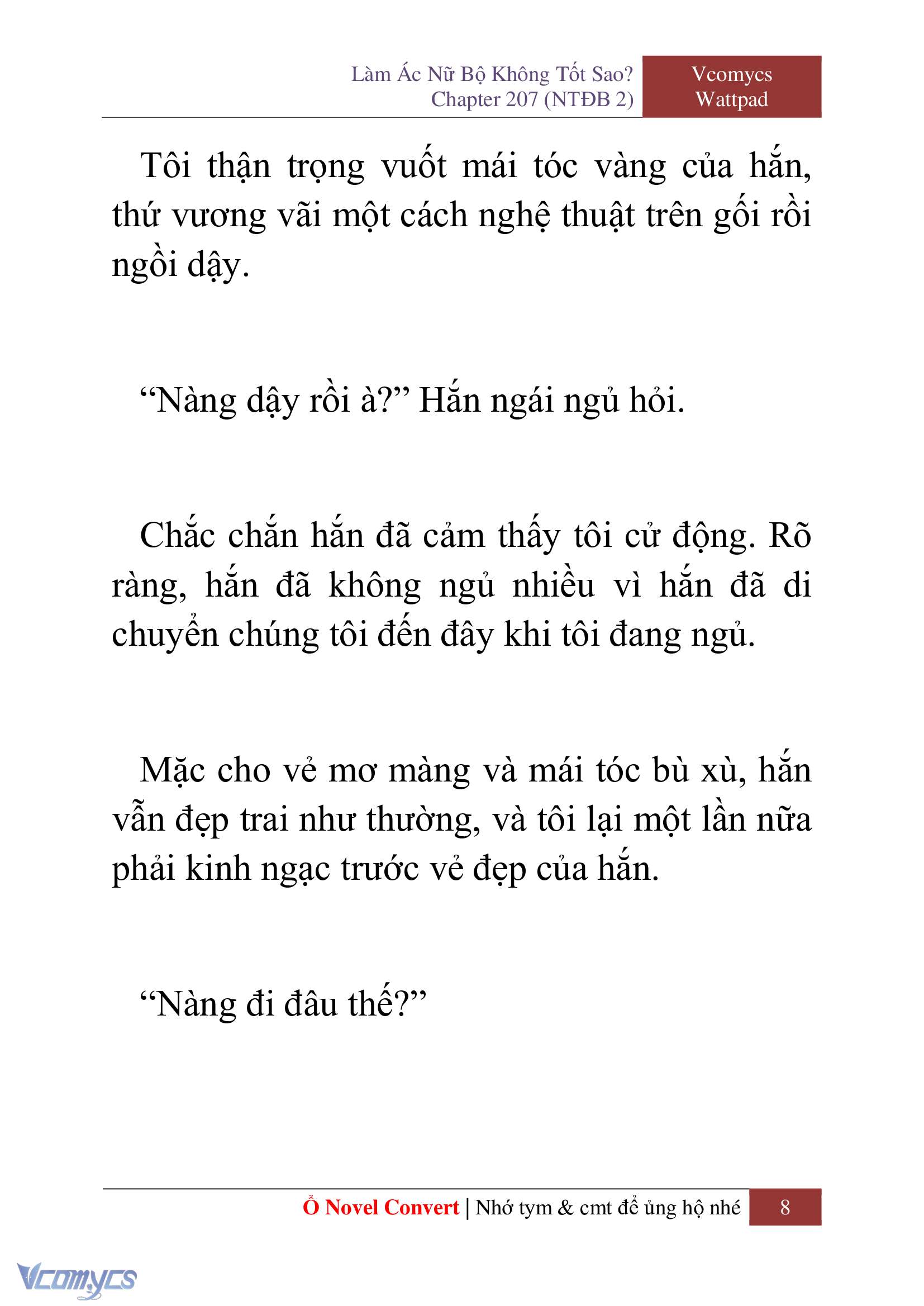 [Novel] Làm Ác Nữ Bộ Không Tốt Sao? Chap 207 - Trang 2
