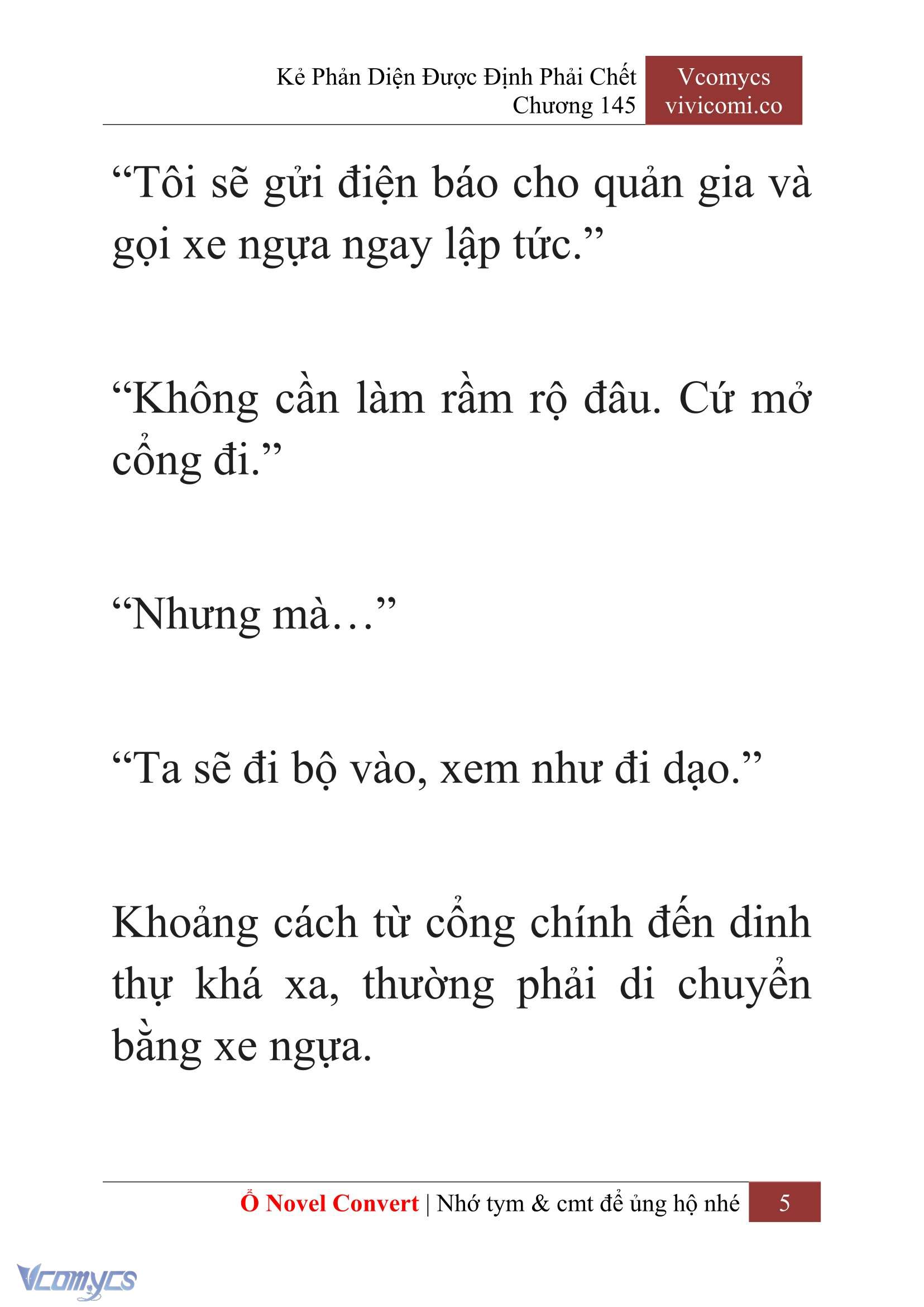 [Novel] Kẻ Phản Diện Được Định Phải Chết Chap 145 - Trang 2