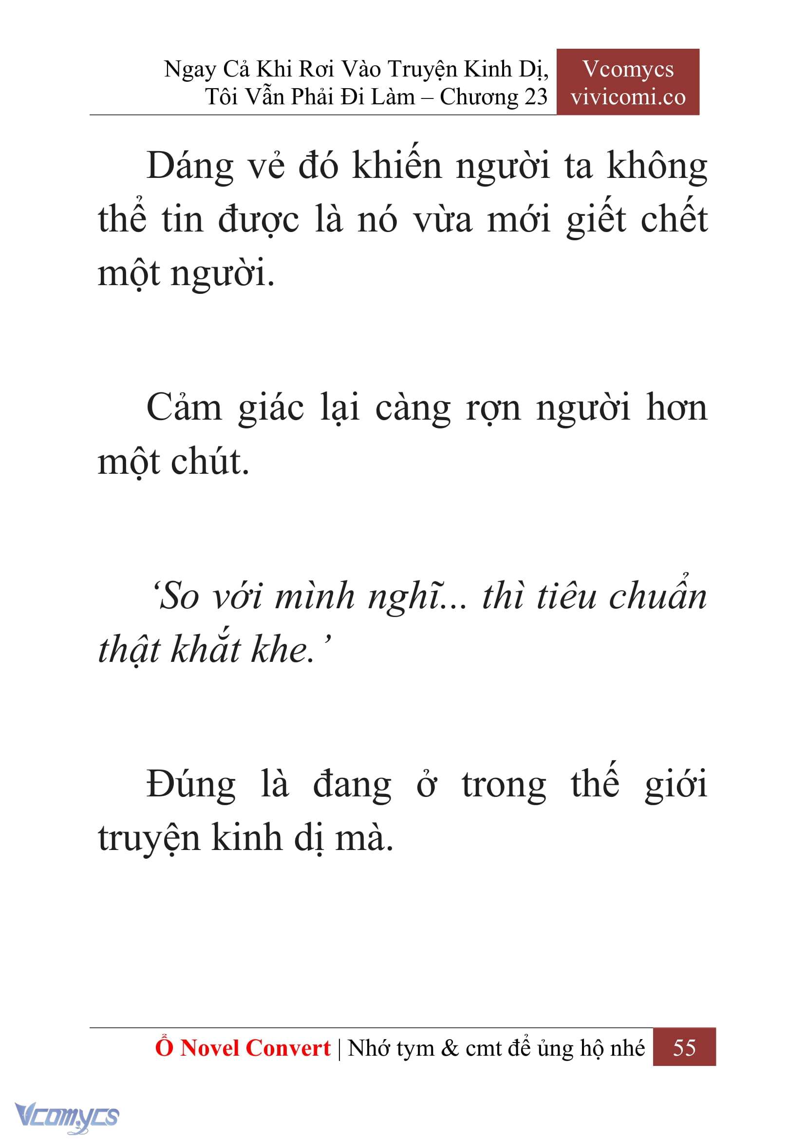 [Novel] Ngay Cả Khi Rơi Vào Truyện Kinh Dị, Tôi Vẫn Phải Đi Làm Chap 23 - Trang 2
