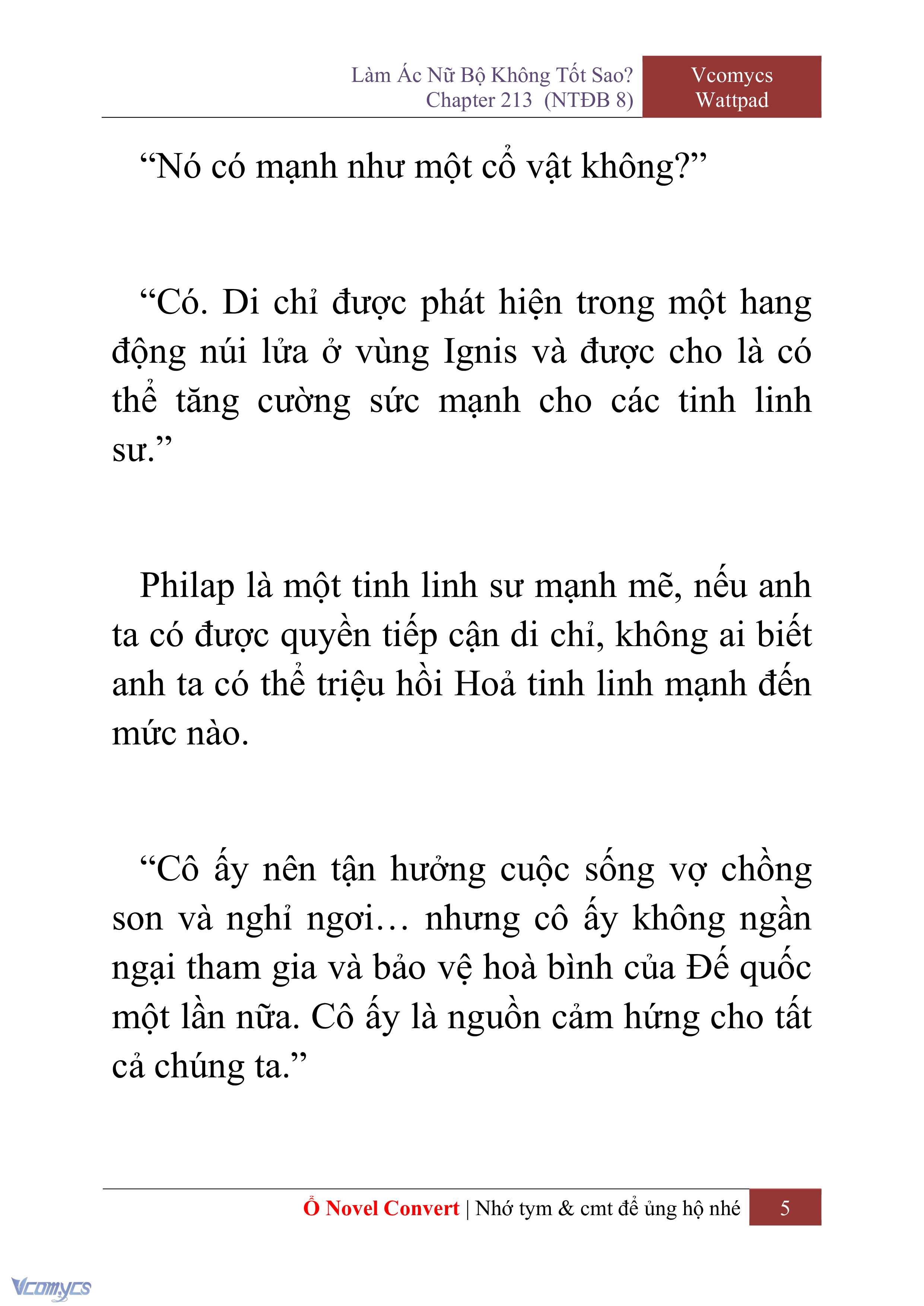 [Novel] Làm Ác Nữ Bộ Không Tốt Sao? Chap 213 - Trang 2