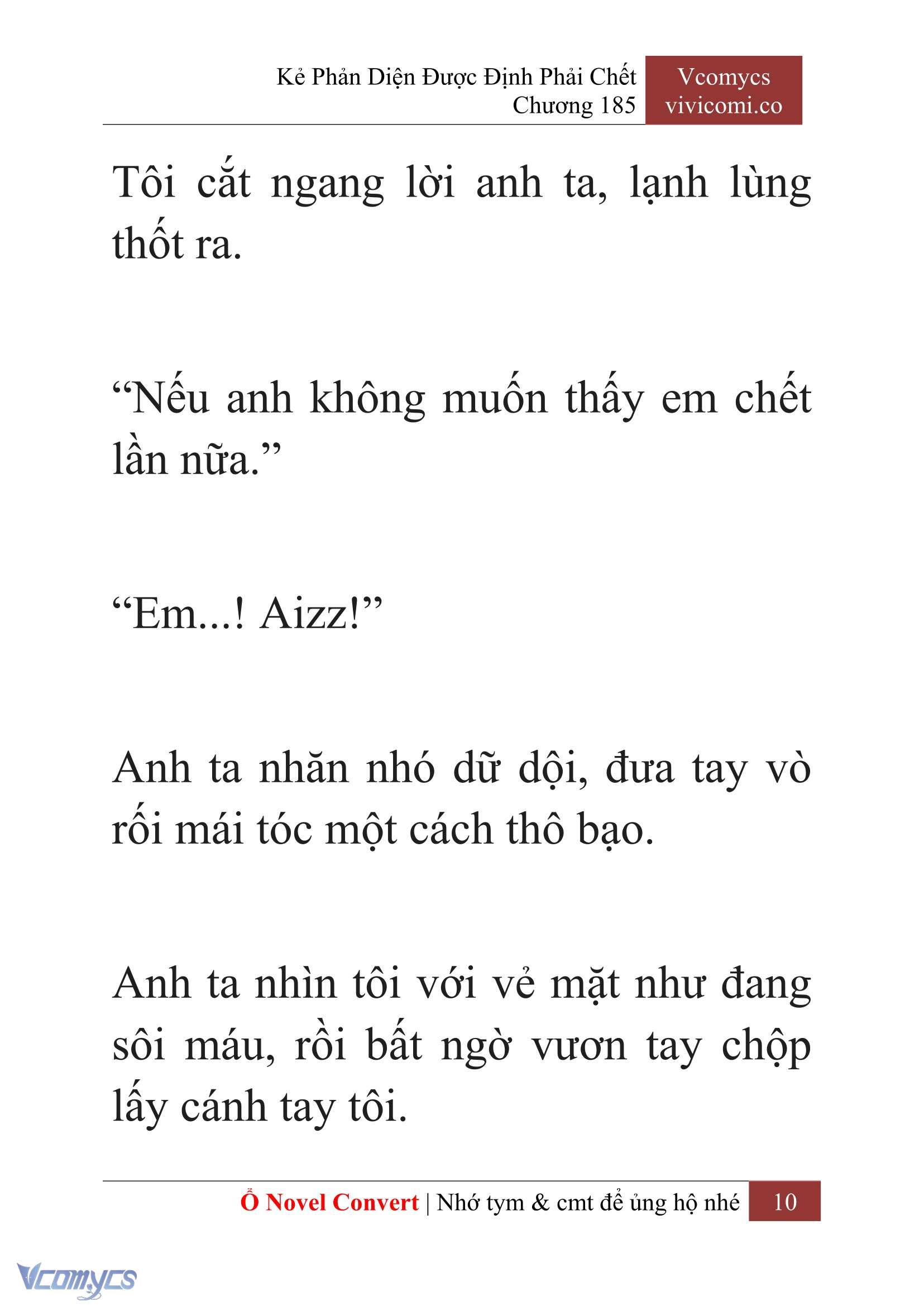 [Novel] Kẻ Phản Diện Được Định Phải Chết Chap 185 - Trang 2