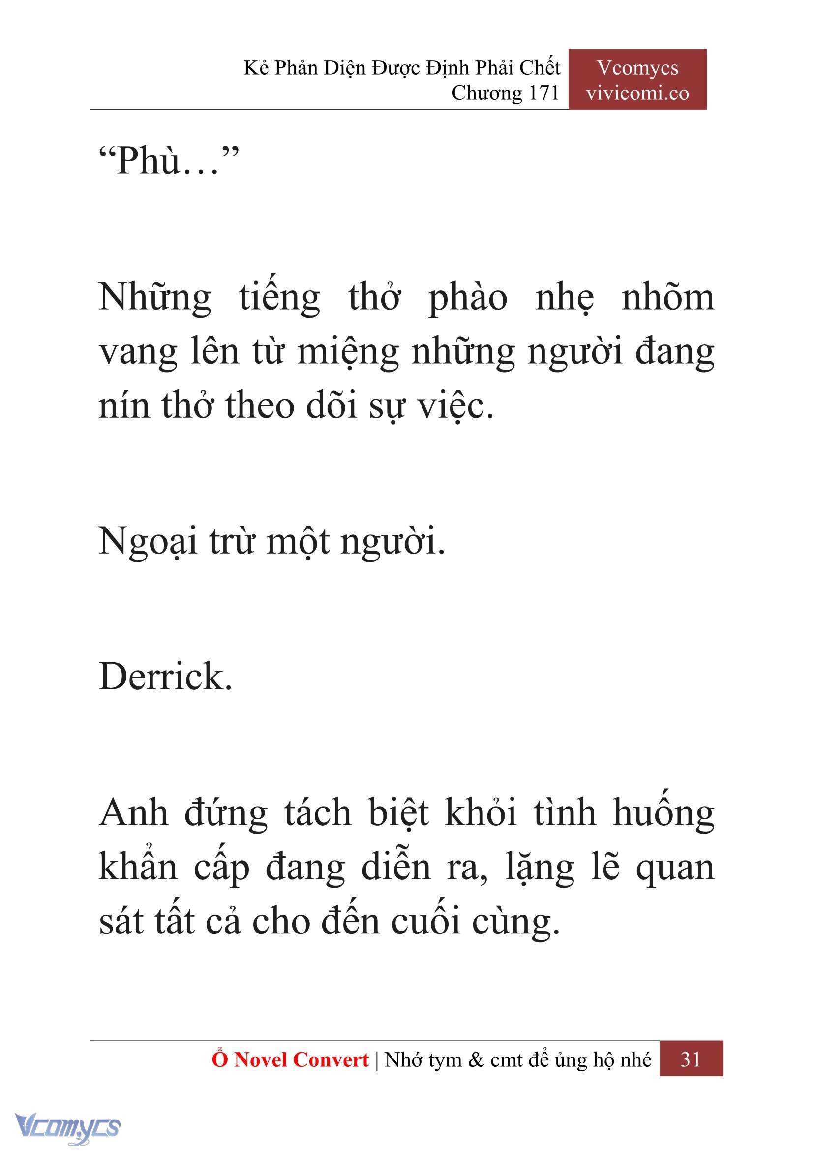 [Novel] Kẻ Phản Diện Được Định Phải Chết Chap 171 - Trang 2