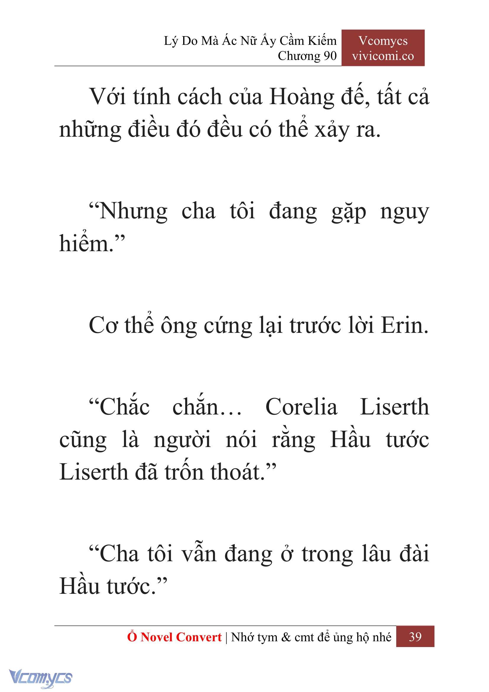 [Novel] Lý Do Mà Ác Nữ Ấy Cầm Kiếm Chap 90 - Next Chap 91