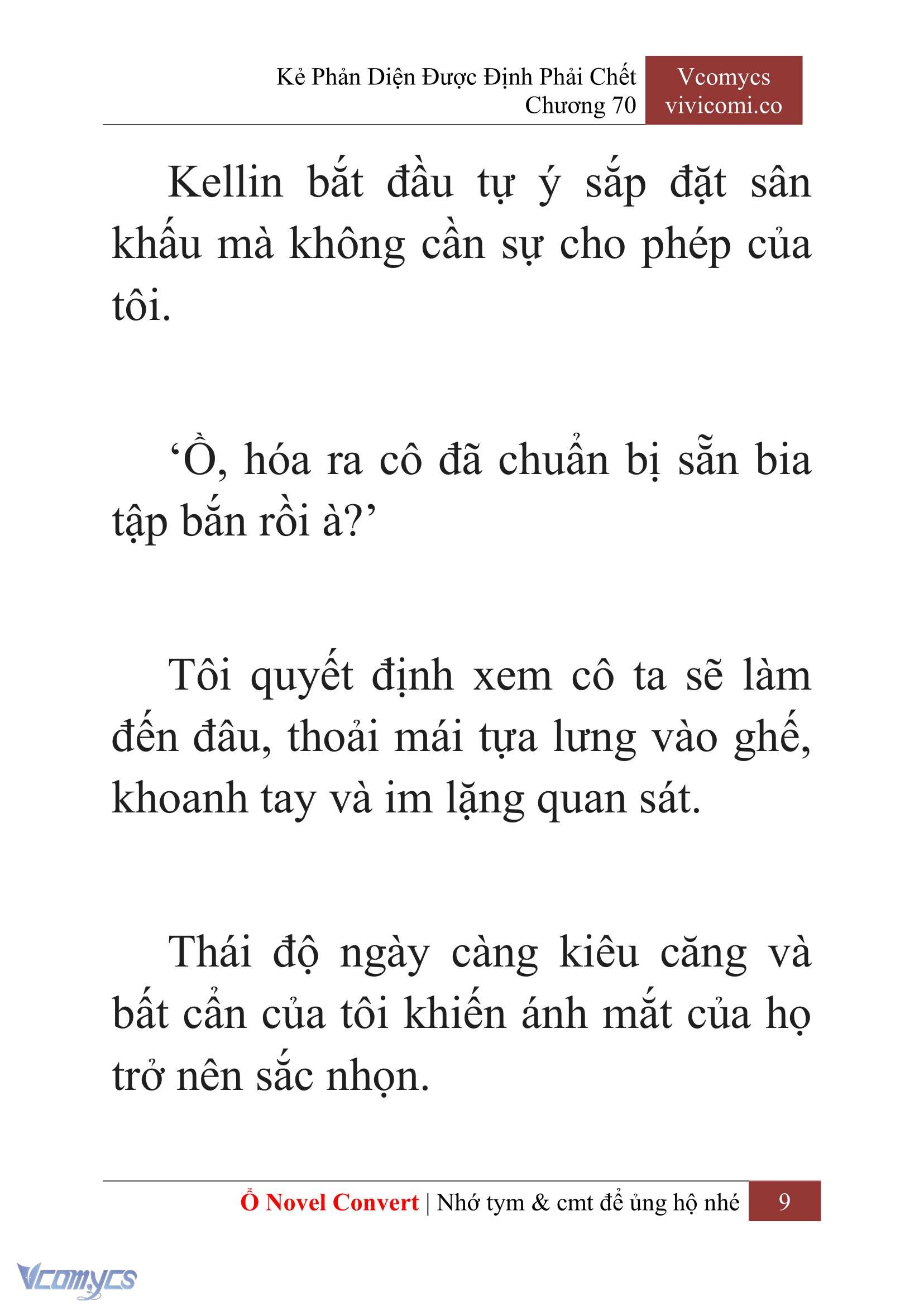 [Novel] Kẻ Phản Diện Được Định Phải Chết Chap 70 - Next Chap 71