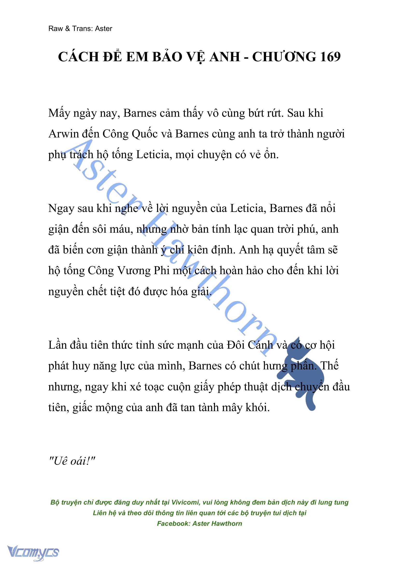 [NOVEL] Cách Để Em Bảo Vệ Anh Chap 169 - Trang 2