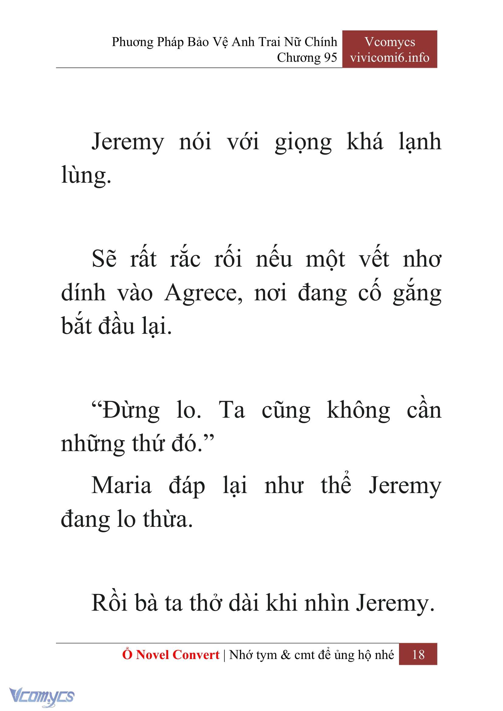 [Novel] Phương Pháp Bảo Vệ Anh Trai Nữ Chính Chap 95 - Next Chap 96